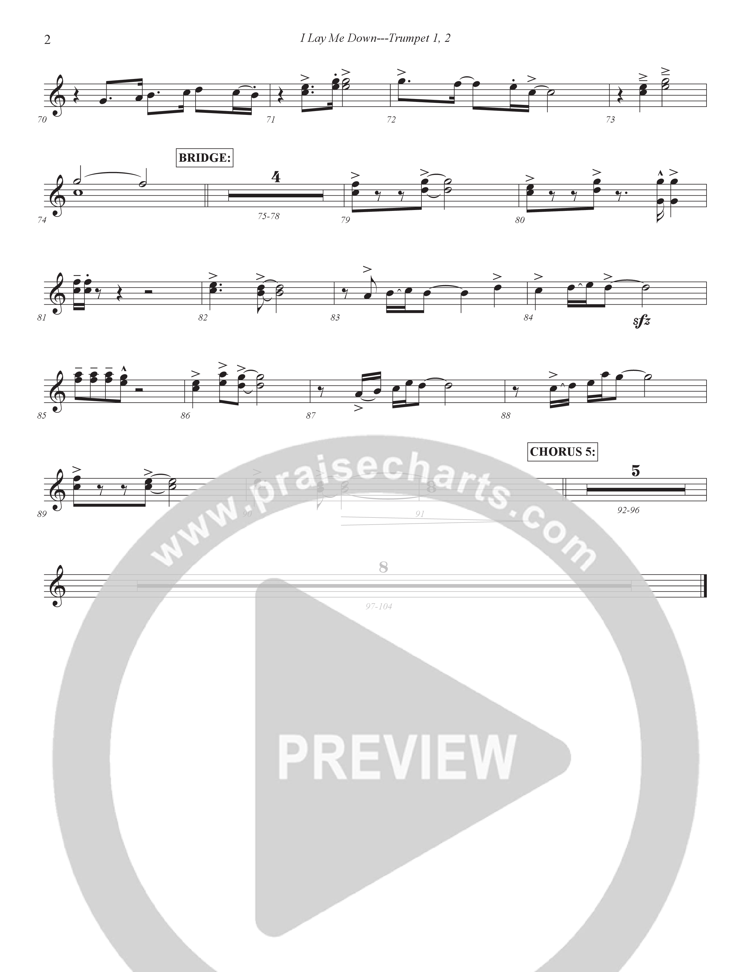 I Lay Me Down Trumpet 1,2 (Central Collective)