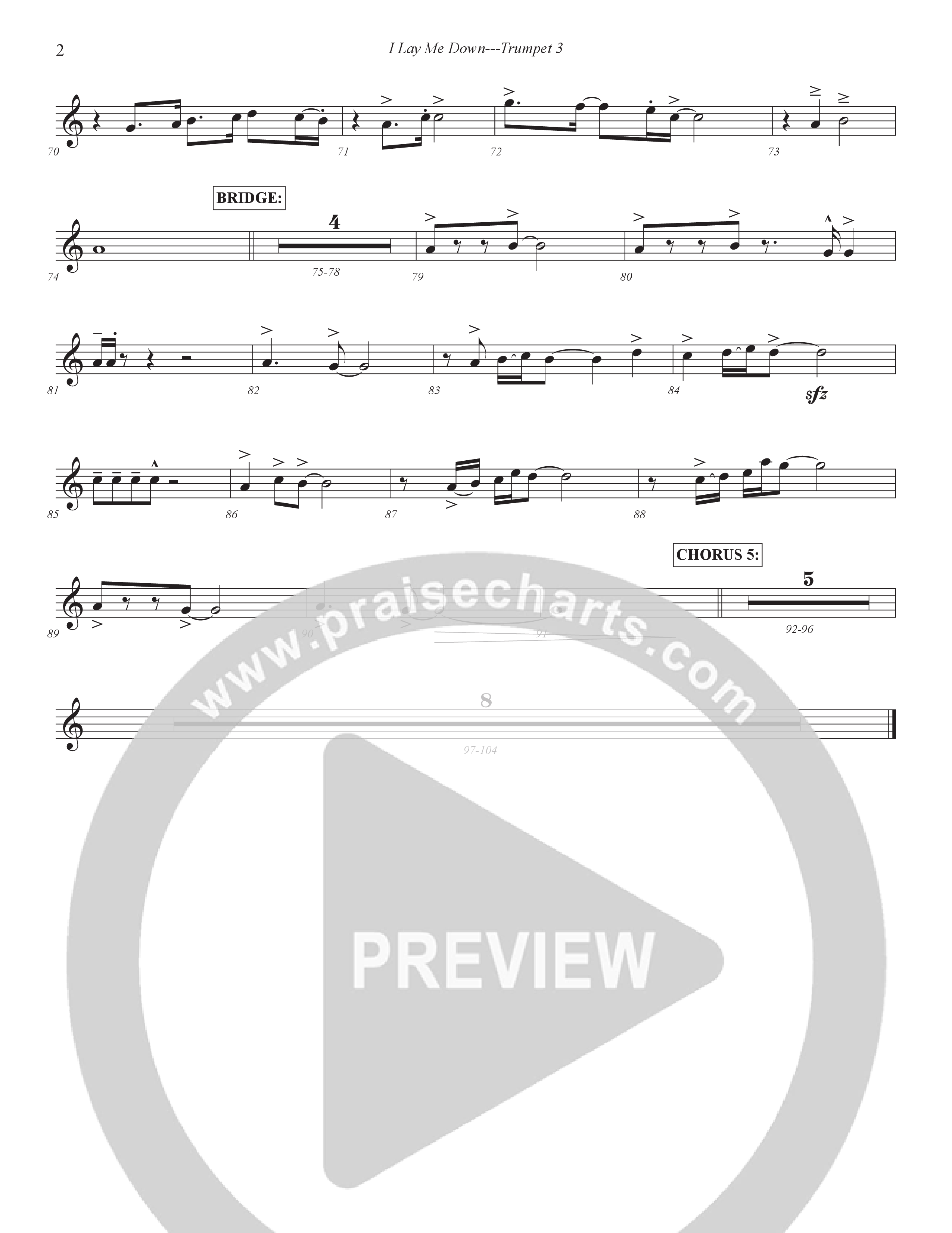 I Lay Me Down Trumpet 3 (Central Collective)