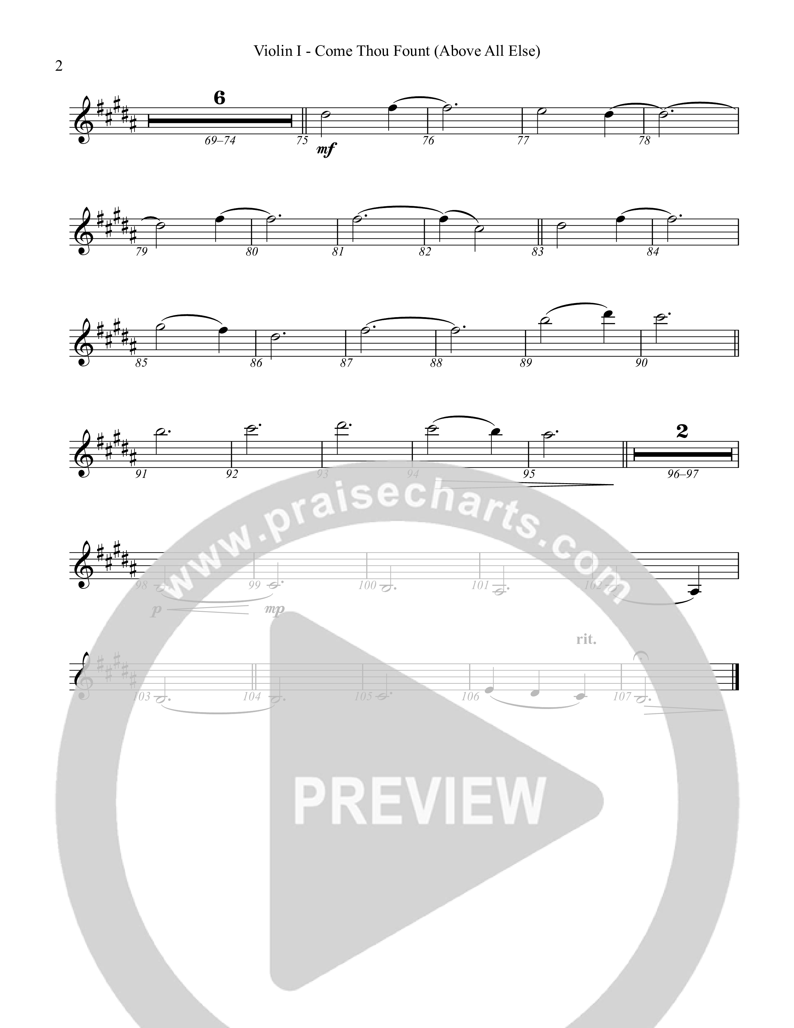 Come Thou Fount (Above All Else) String Pack (Rock Springs Worship / Marlee Albrecht / Greg Neel / Arr. Matt Summers / Arr. Amber Balltzglier)