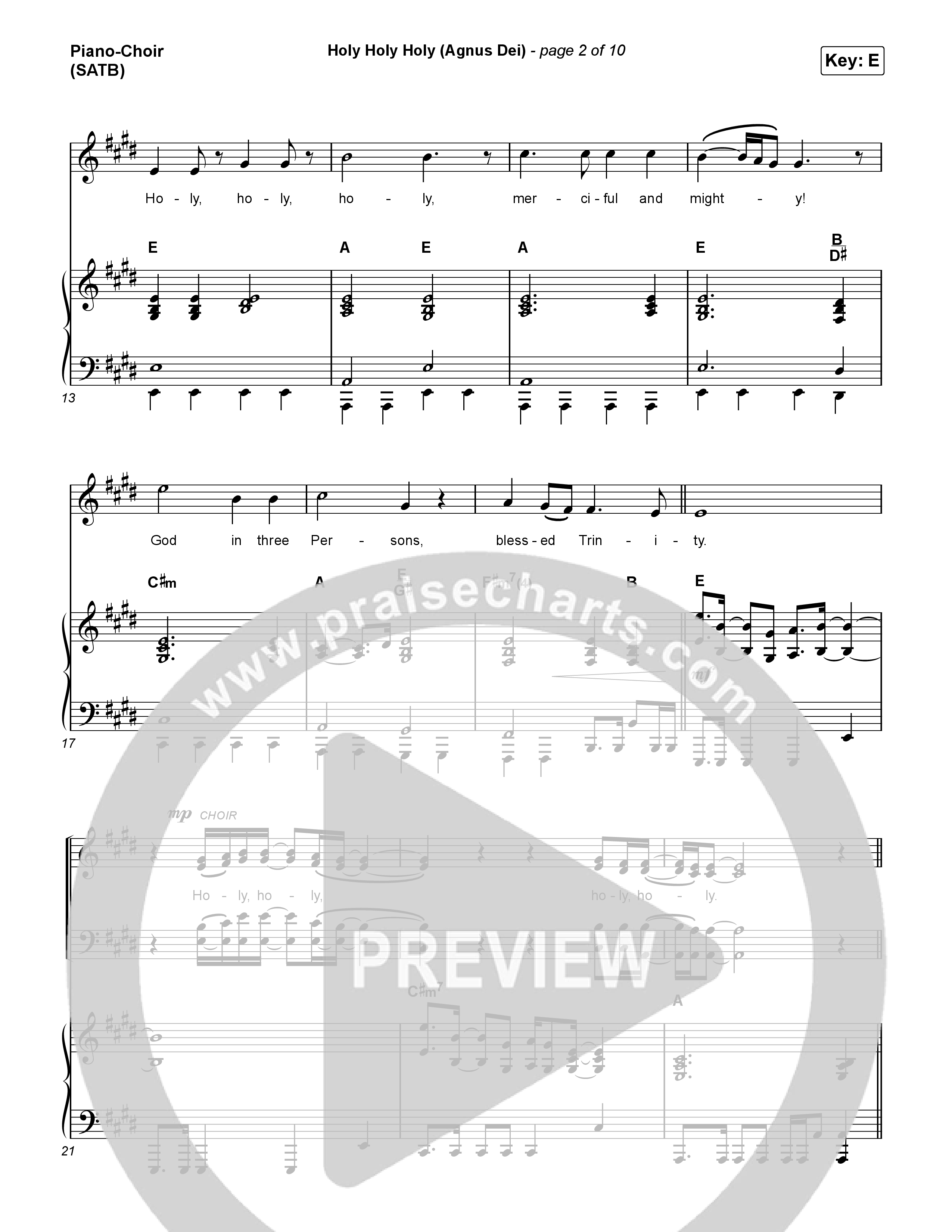 Holy Holy Holy (Agnus Dei) Piano/Vocal Pack (Rock Springs Worship / Donny Henderson / Laura Schultz / Arr. Matt Summers / Arr. Amber Balltzglier)