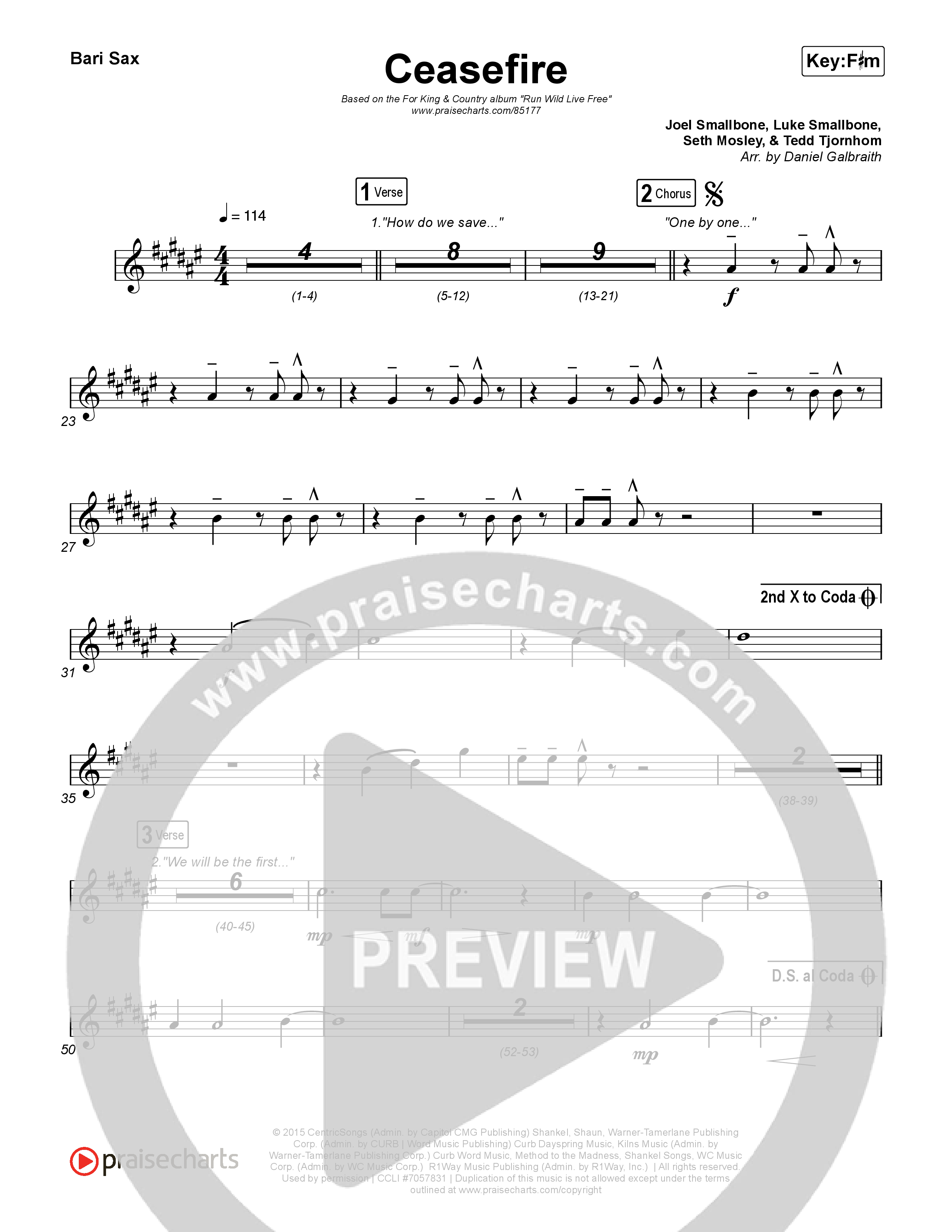 Ceasefire Bari Sax (for KING & COUNTRY)