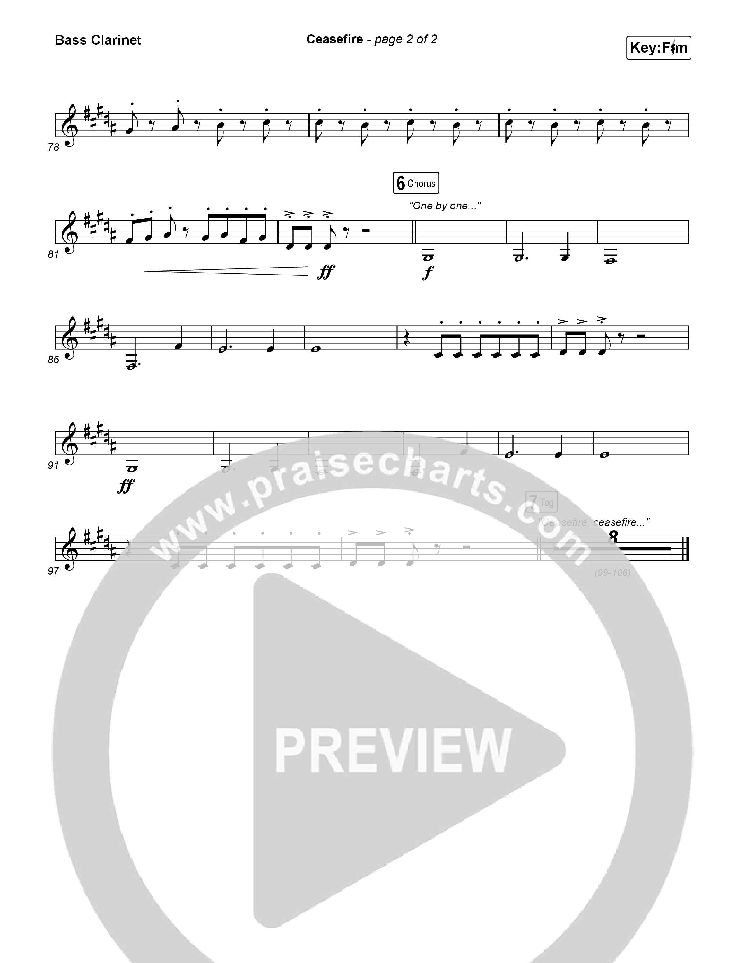 Ceasefire Bass Clarinet (for KING & COUNTRY)