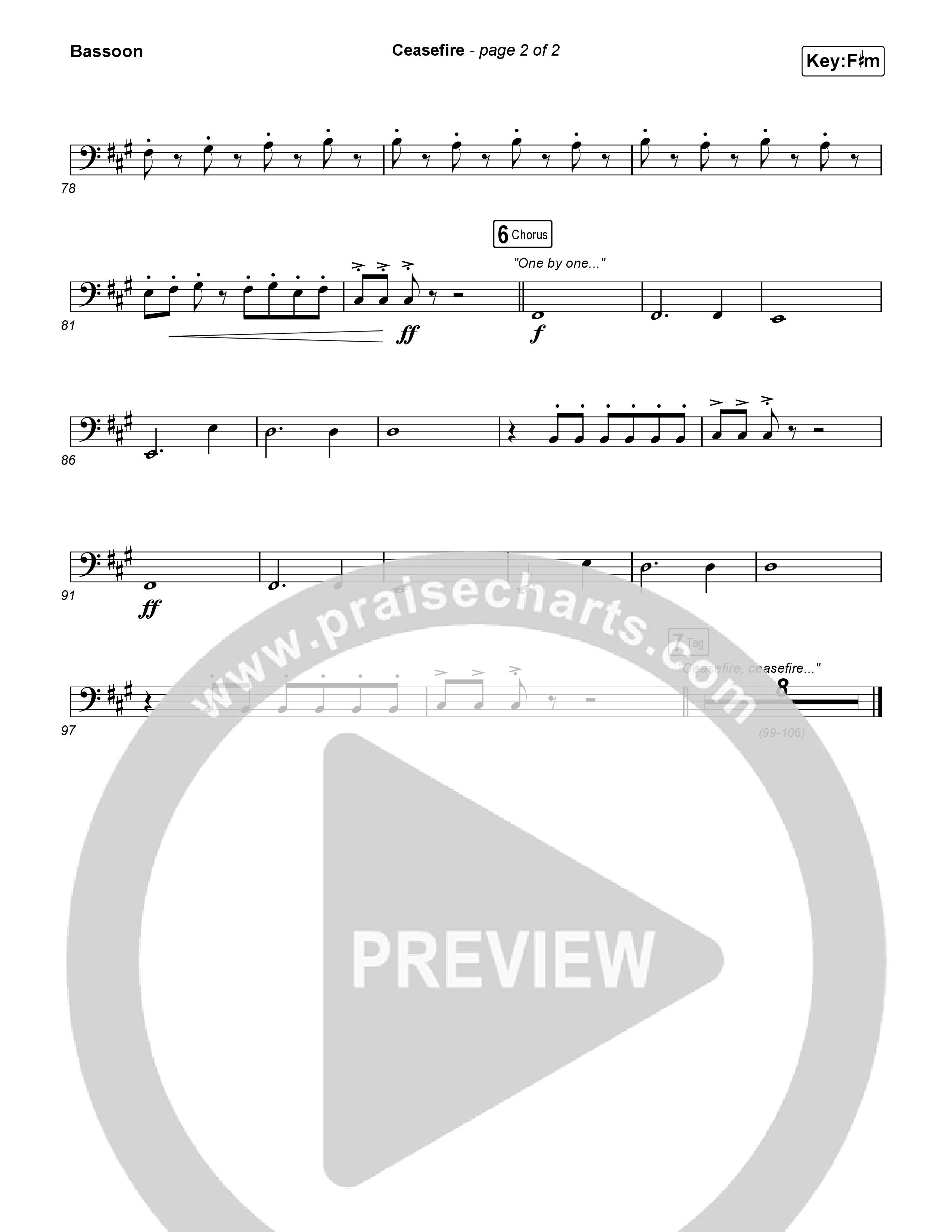 Ceasefire Bassoon (for KING & COUNTRY)