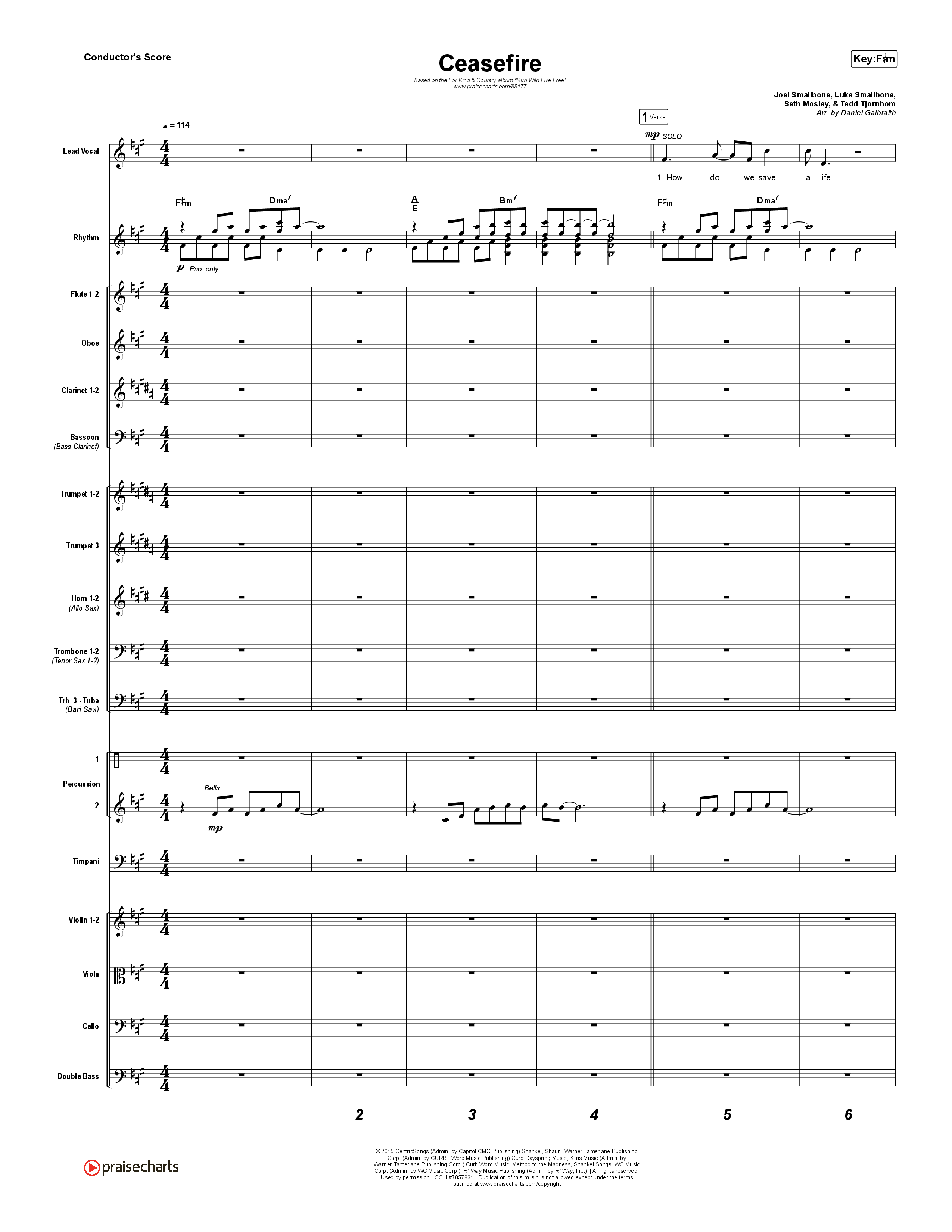 Ceasefire Orchestration (for KING & COUNTRY)