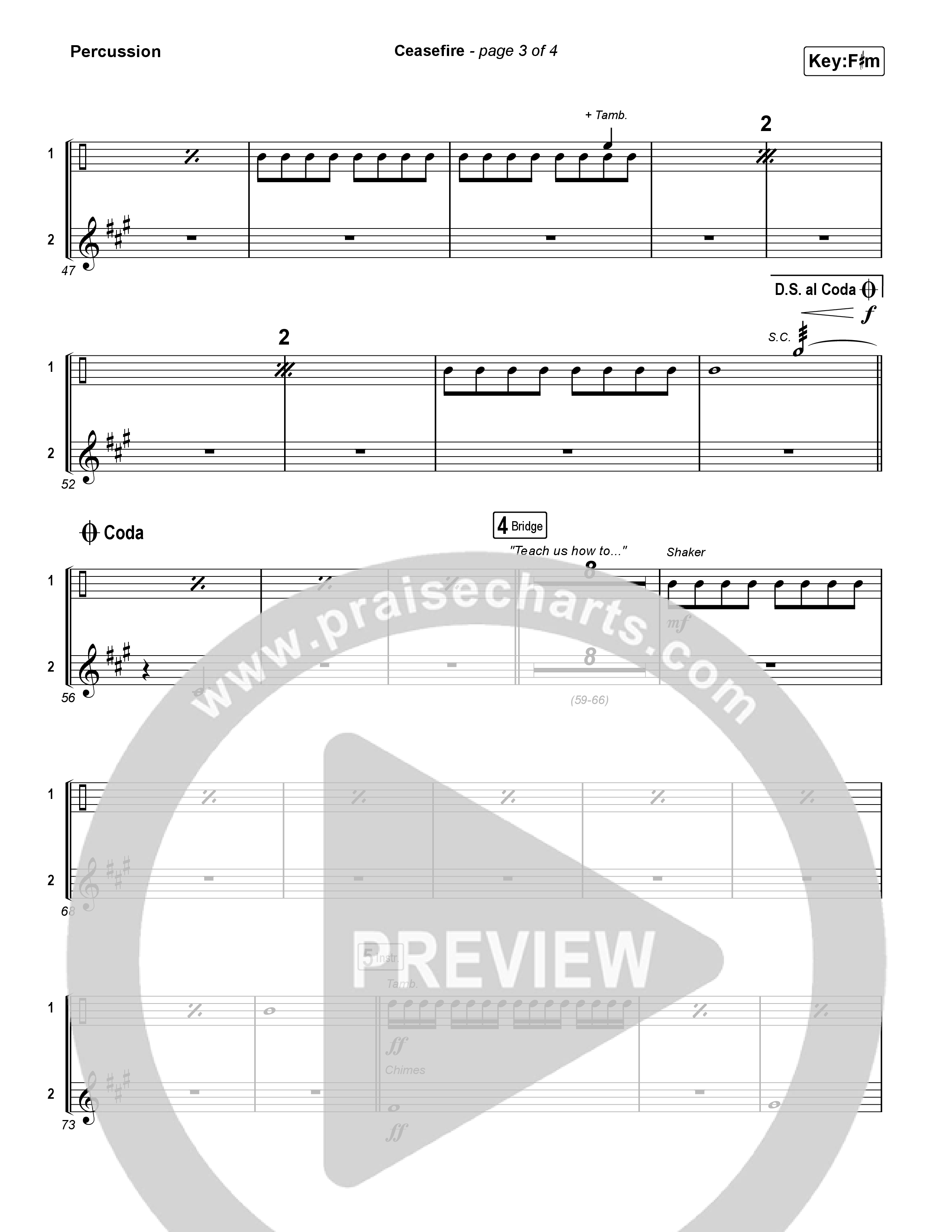 Ceasefire Percussion (for KING & COUNTRY)