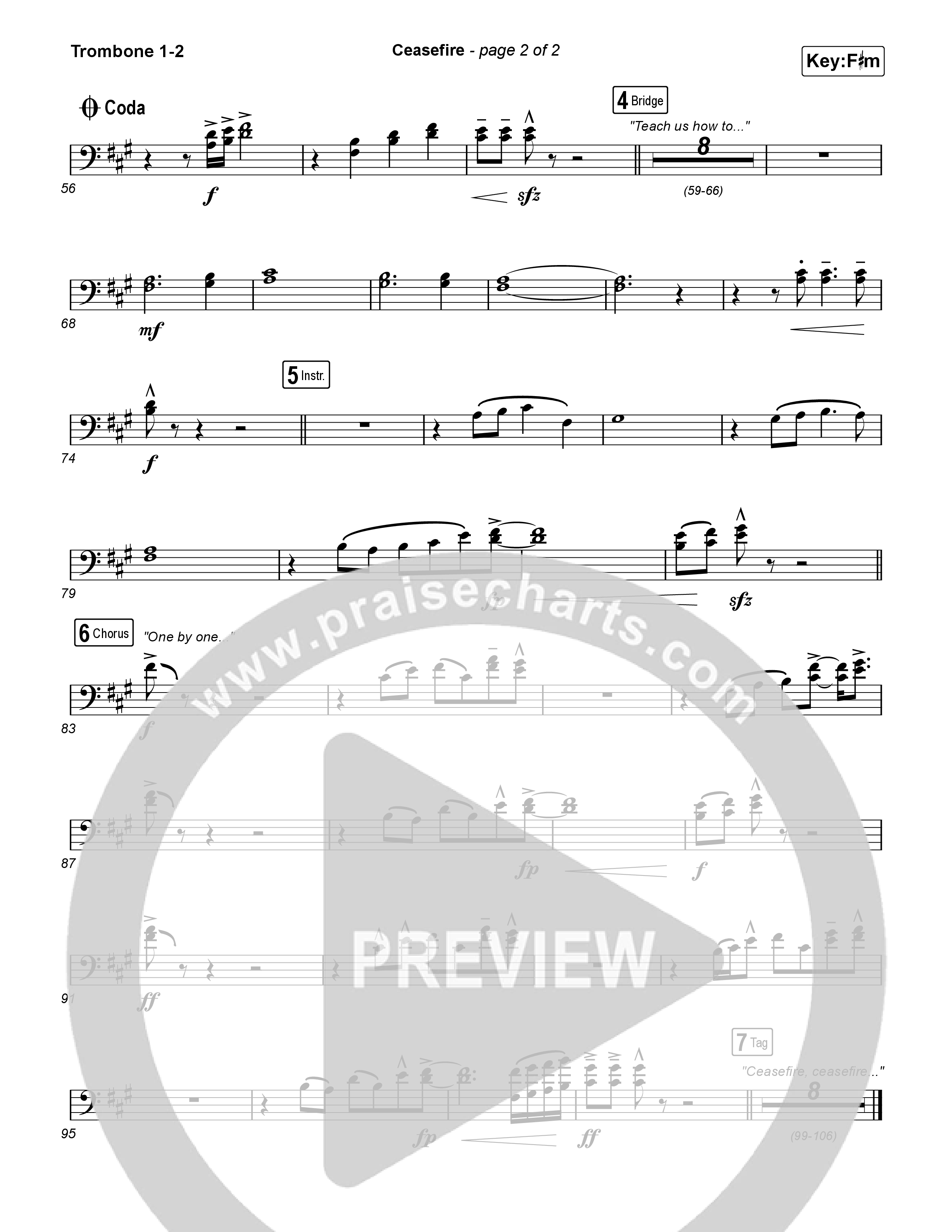 Ceasefire Trombone 1/2 (for KING & COUNTRY)