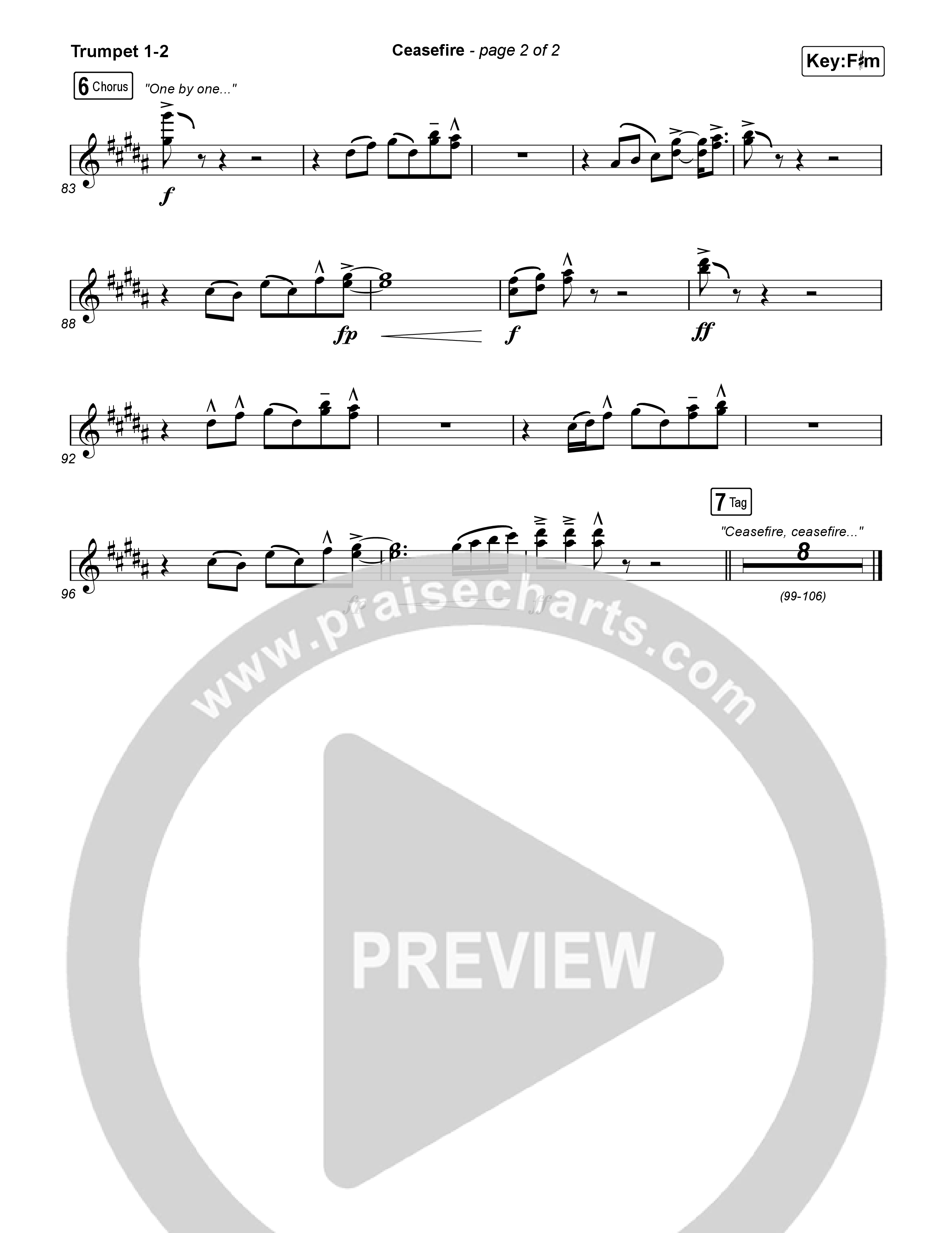 Ceasefire Trumpet 1,2 (for KING & COUNTRY)