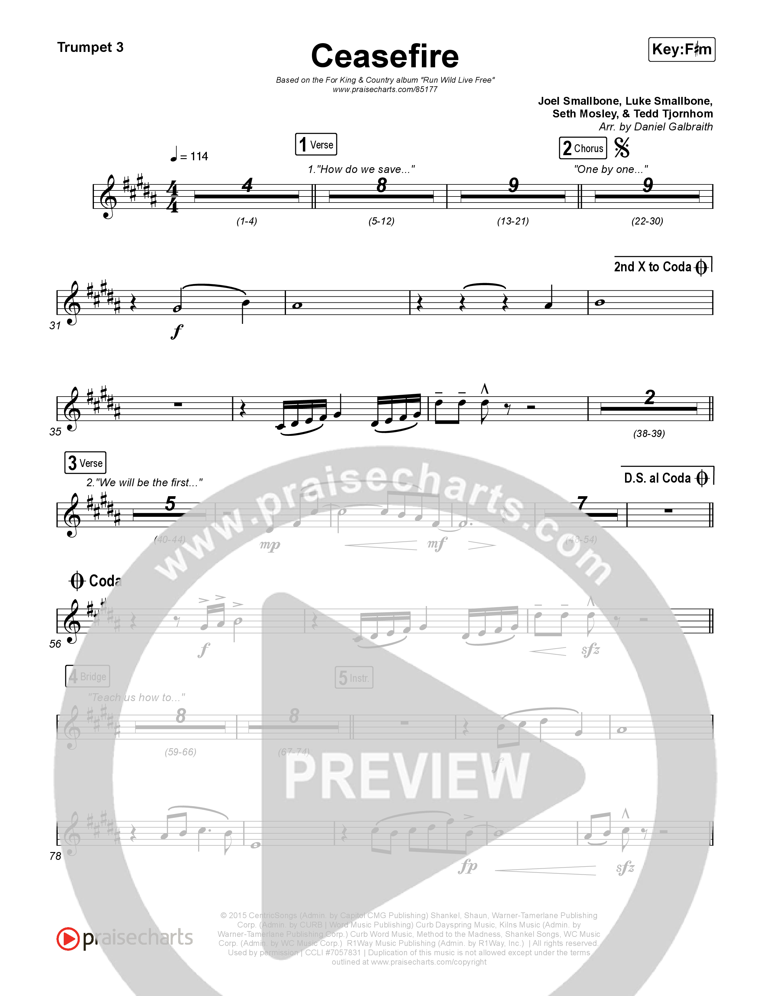 Ceasefire Trumpet 3 (for KING & COUNTRY)