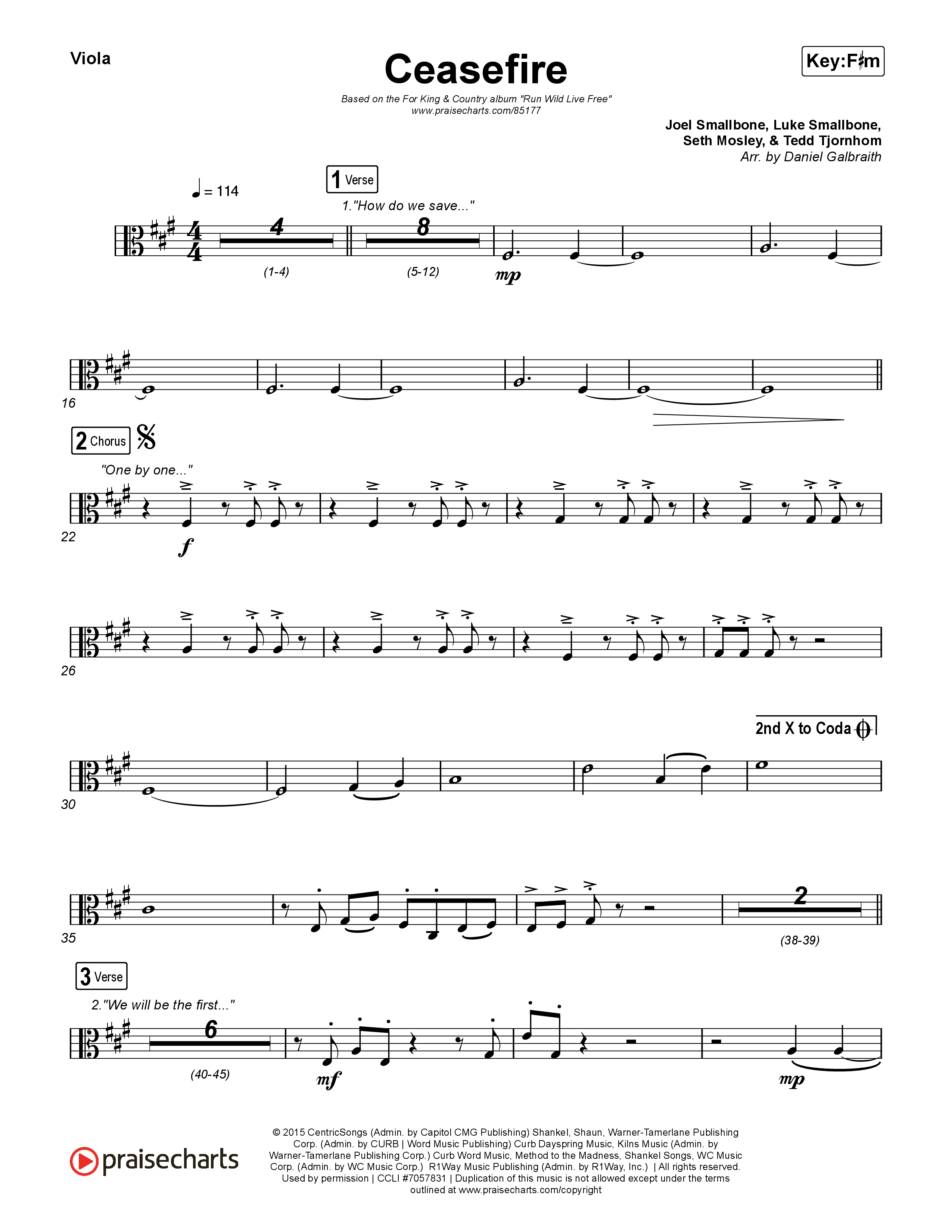 Ceasefire Viola (for KING & COUNTRY)