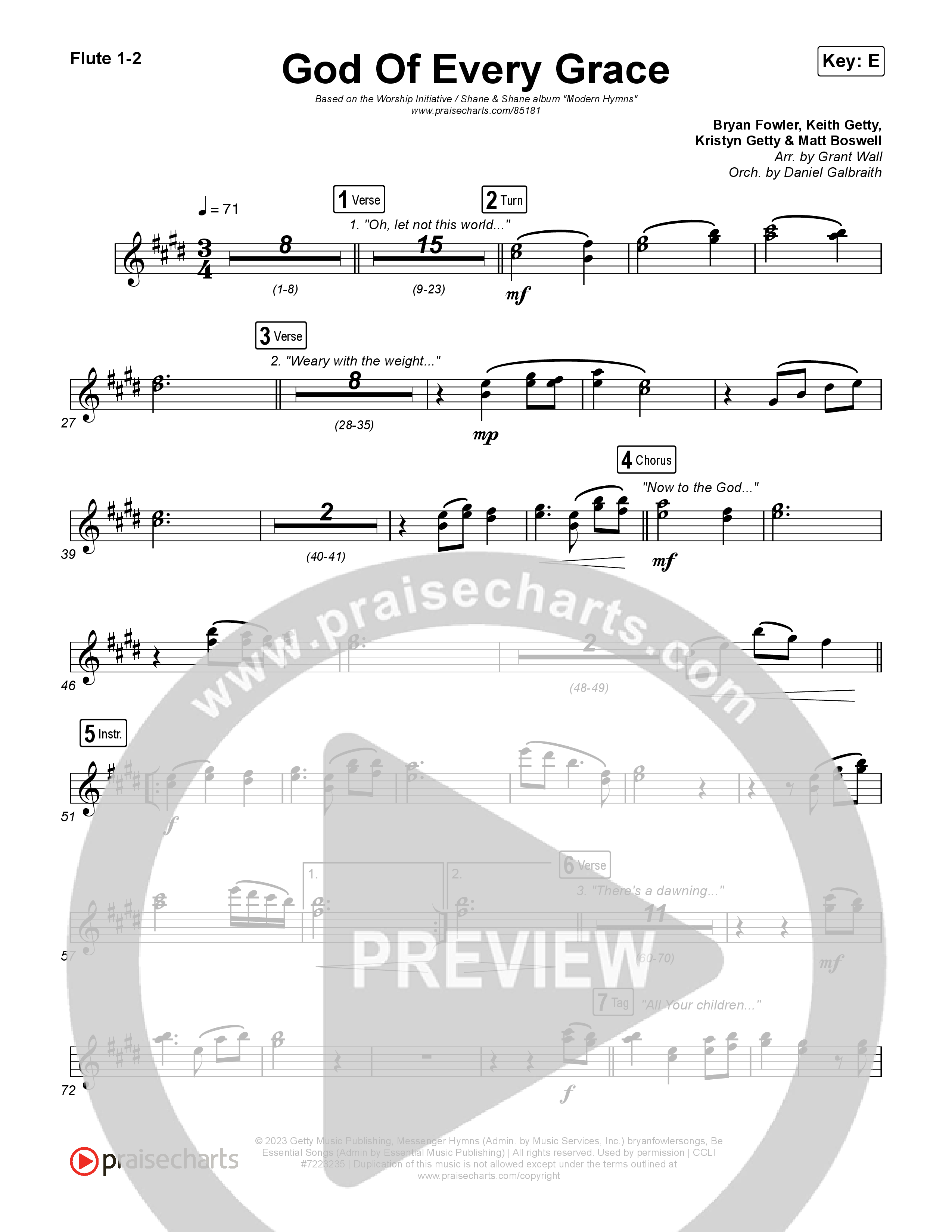 God Of Every Grace Wind Pack (Shane & Shane)