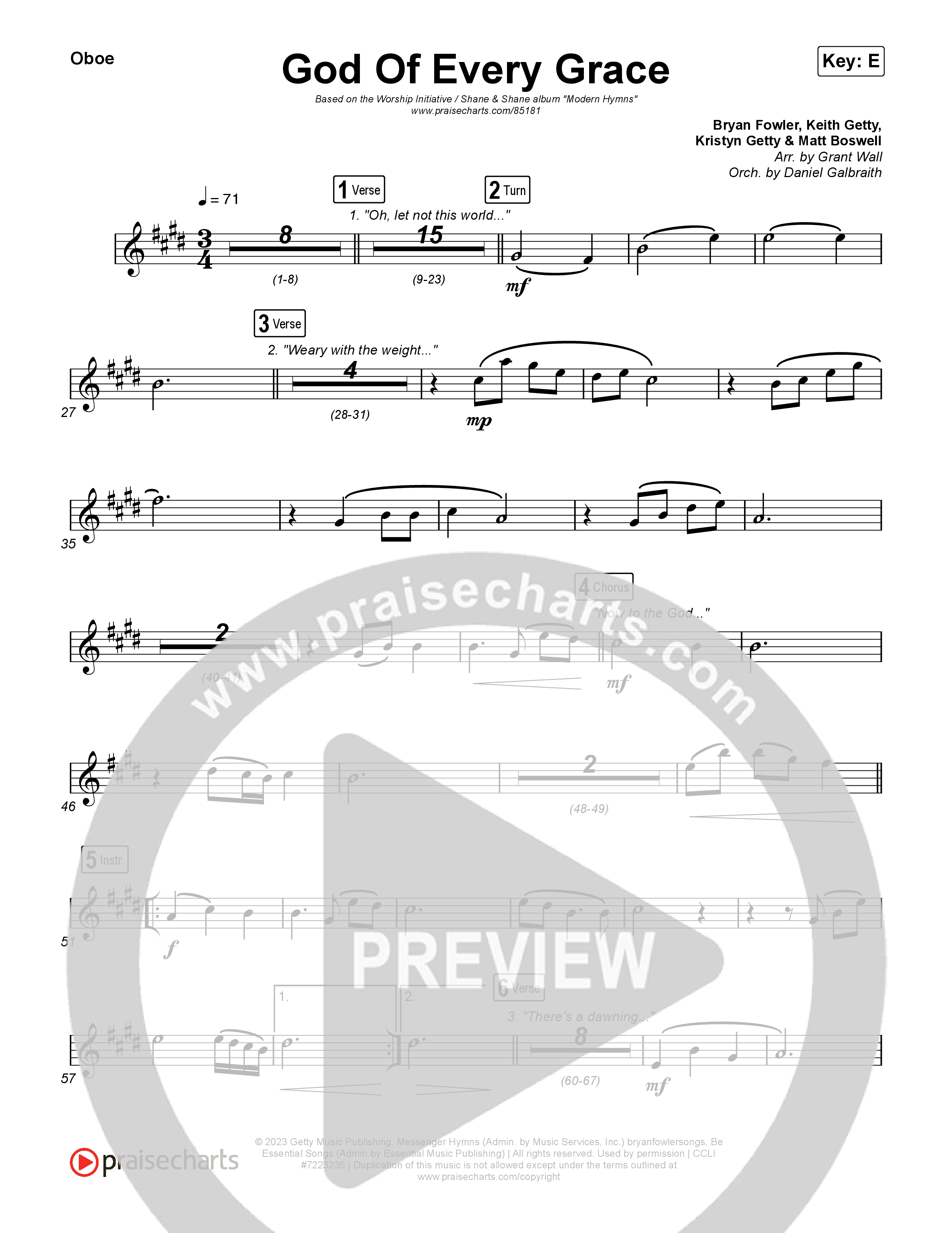 God Of Every Grace Wind Pack (Shane & Shane)