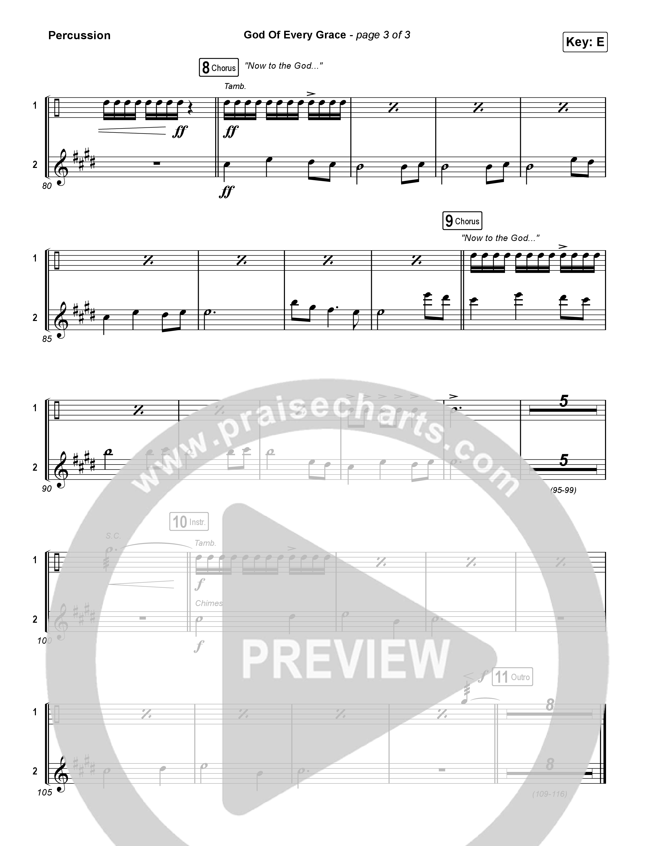 God Of Every Grace Percussion (Shane & Shane)