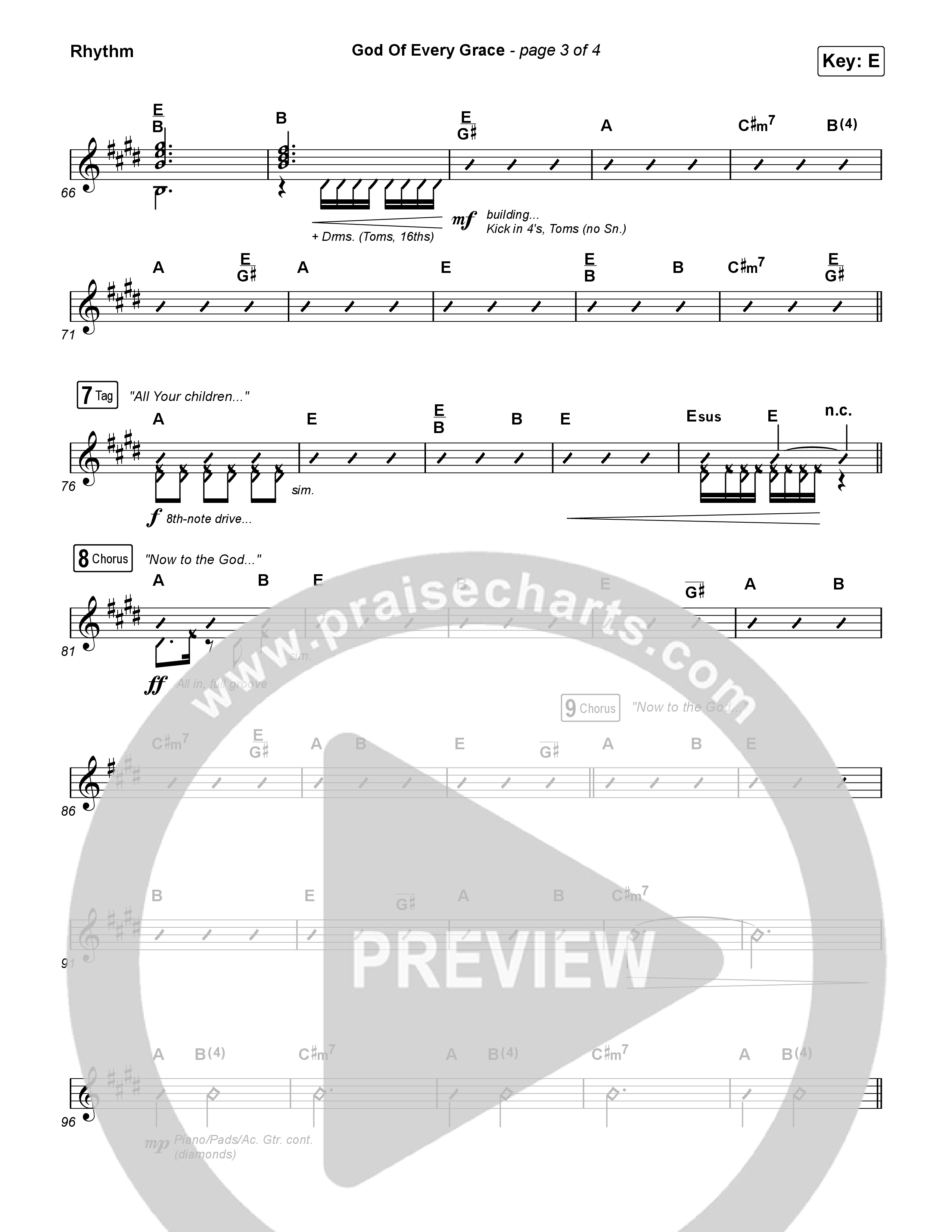 God Of Every Grace Rhythm Pack (Shane & Shane)