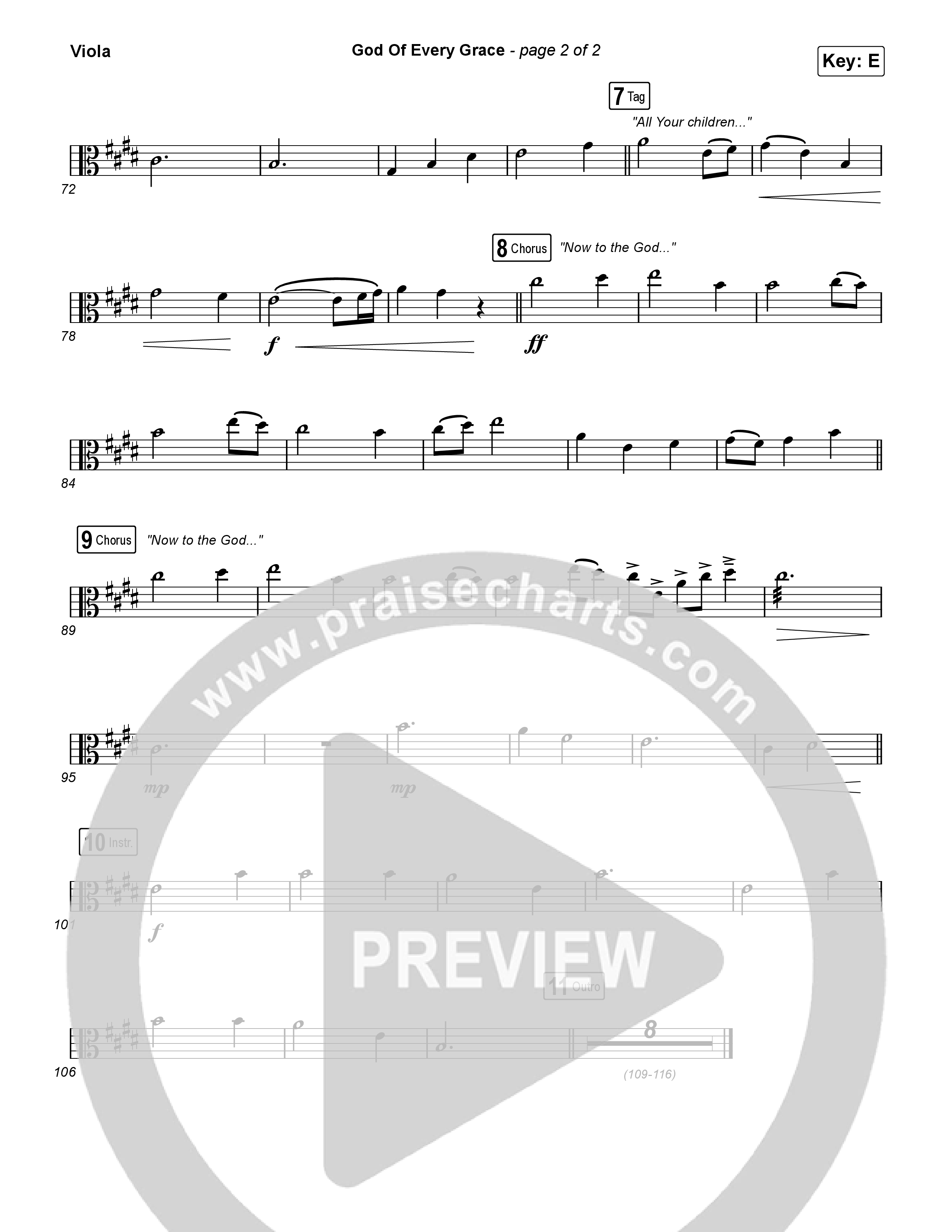 God Of Every Grace Viola (Shane & Shane)