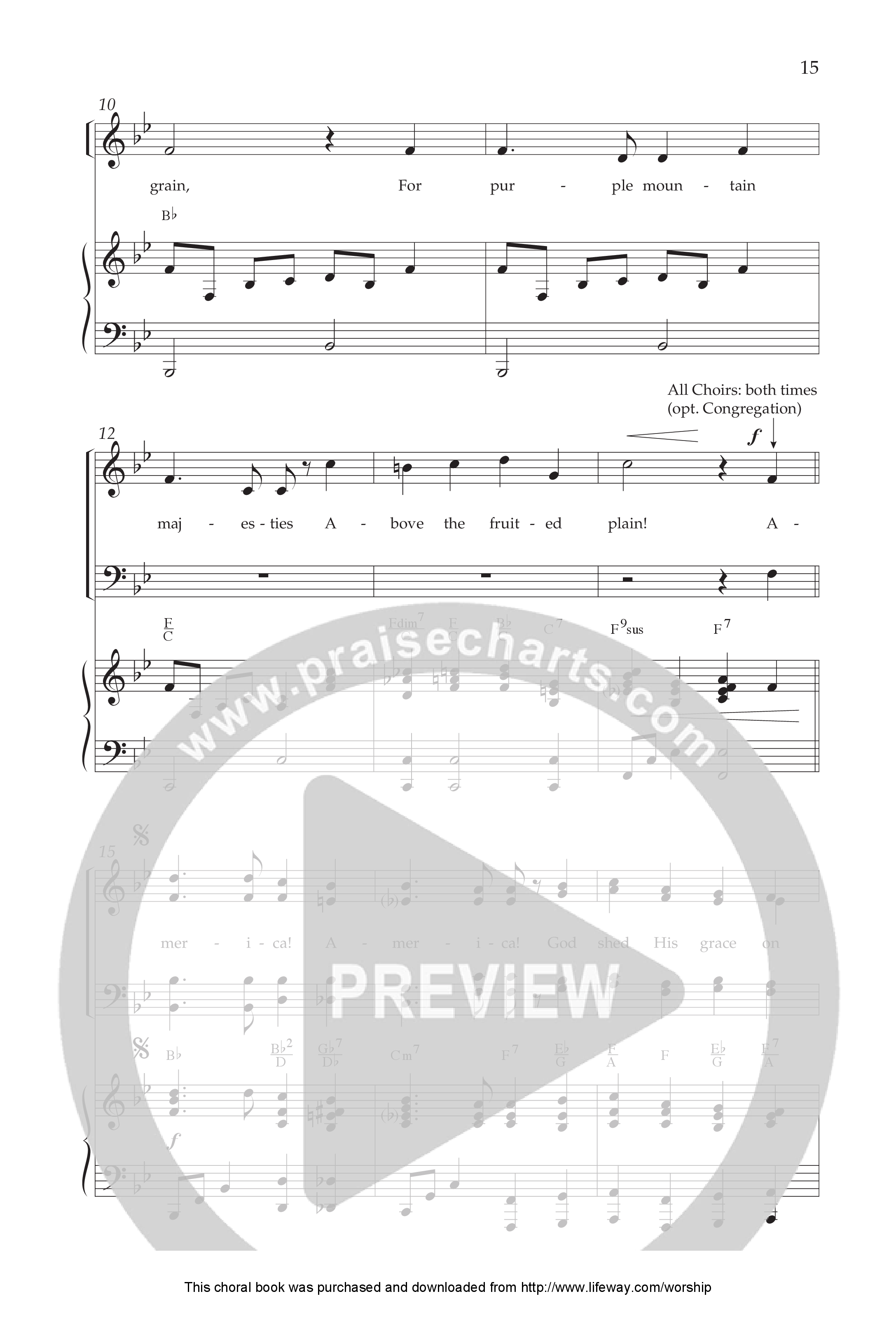 Celebrate America (8 Song Choral Collection) Song 2 (Piano SATB) (Lifeway Choral / Arr. Dennis Allen)