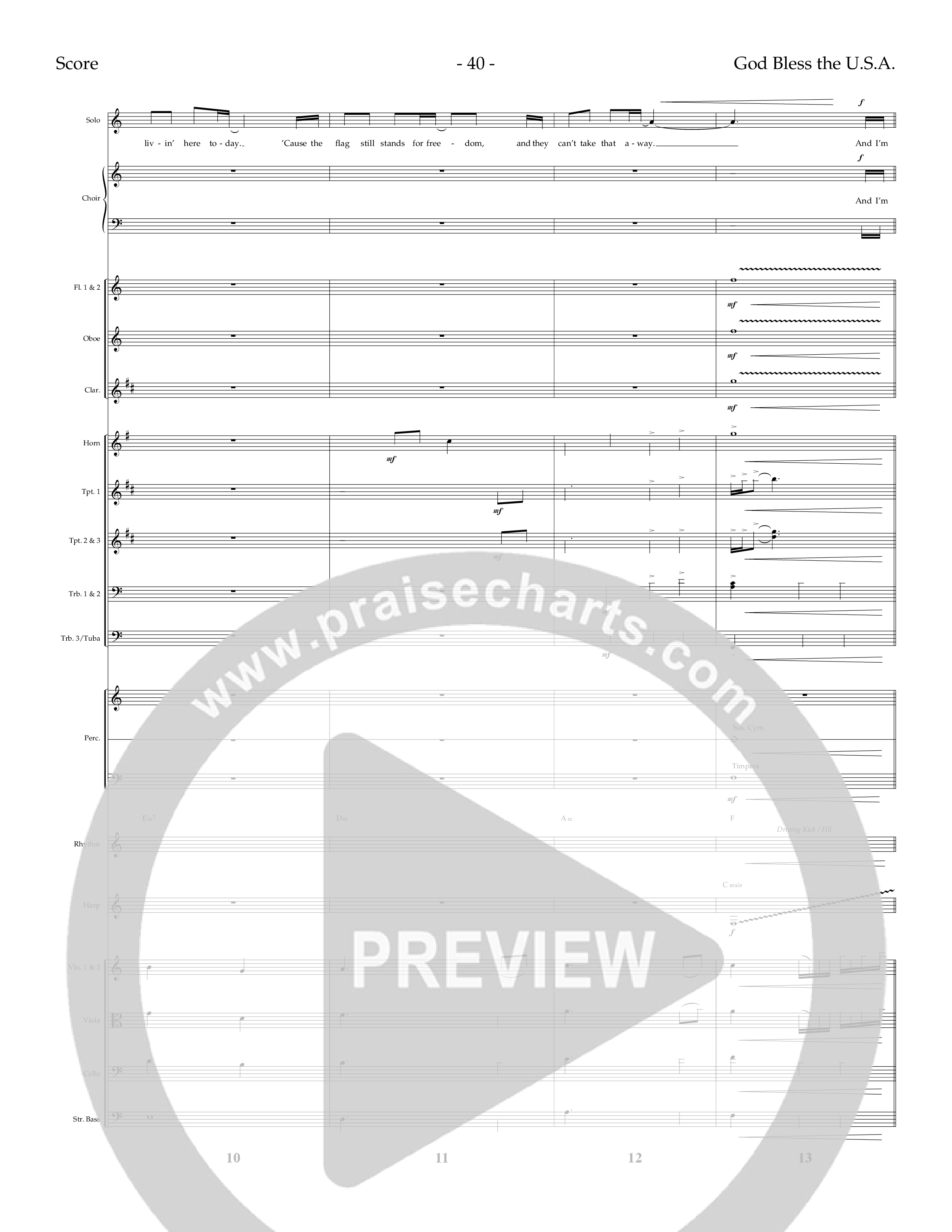 Celebrate America (8 Song Choral Collection) Song 4 (Orchestration) (Lifeway Choral / Arr. Dennis Allen)