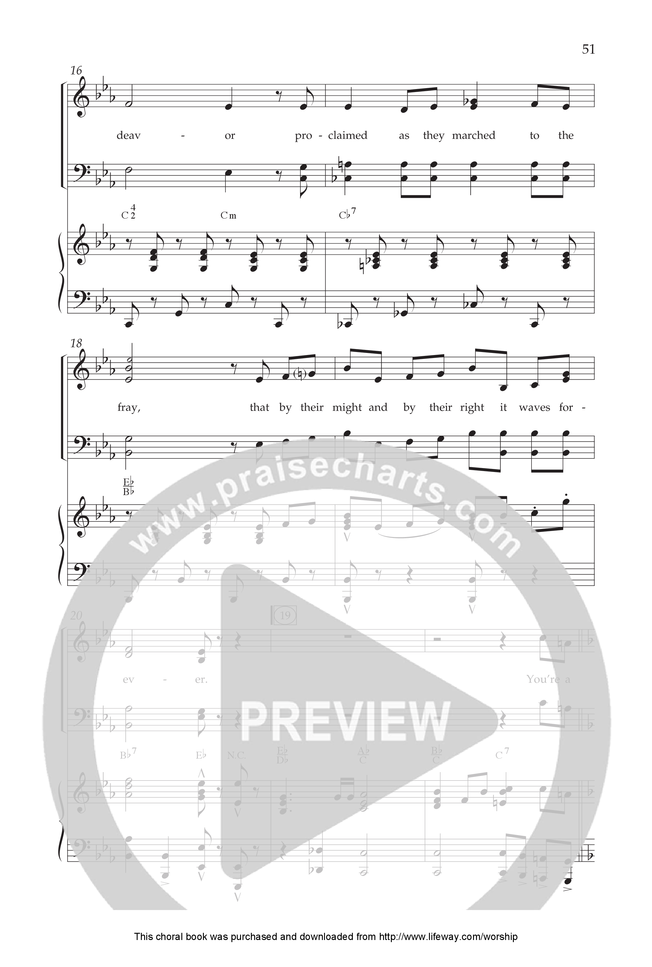 Celebrate America (8 Song Choral Collection) Song 5 (Piano SATB) (Lifeway Choral / Arr. Dennis Allen)