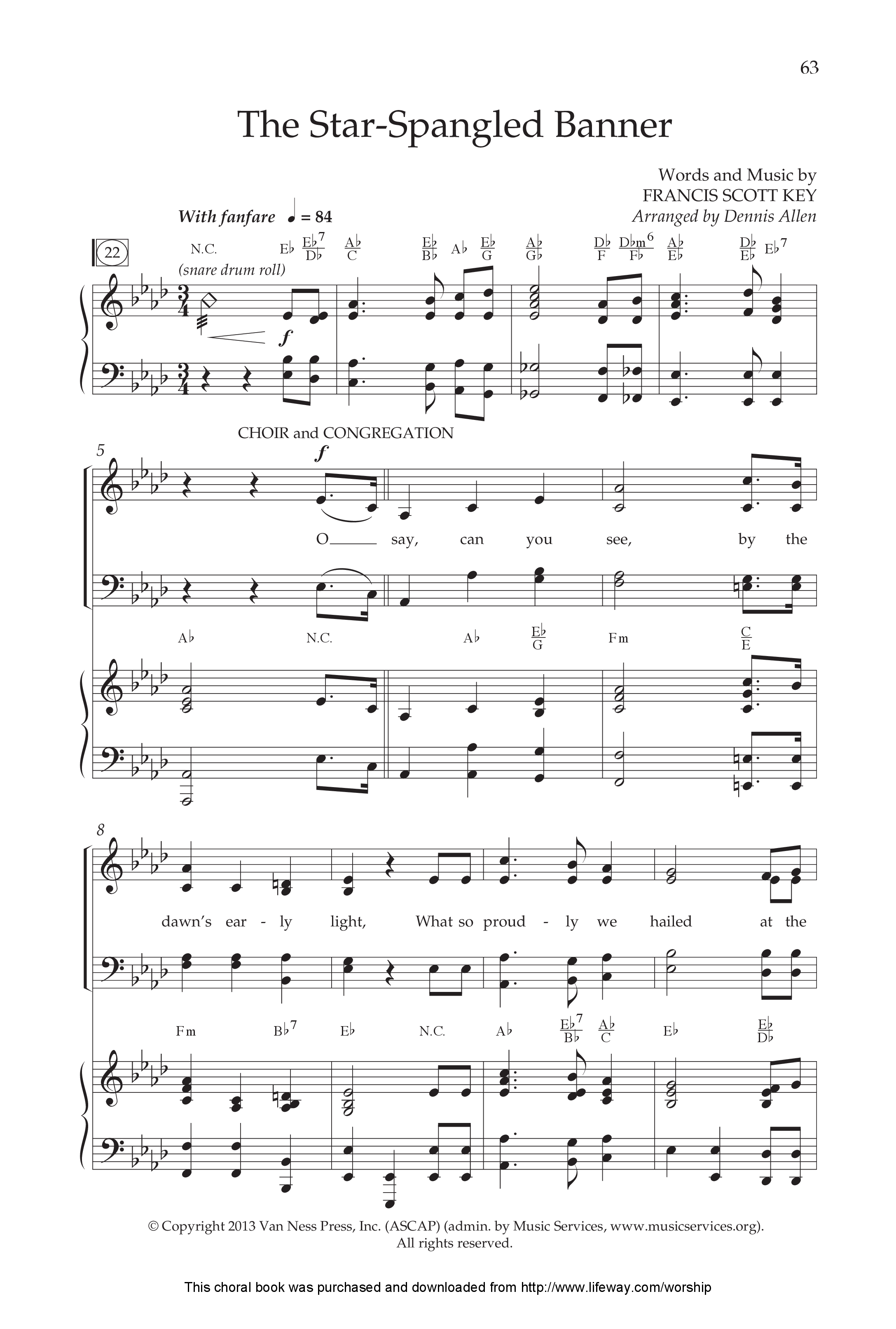 Celebrate America (8 Song Choral Collection) Song 6 (Piano SATB) (Lifeway Choral / Arr. Dennis Allen)