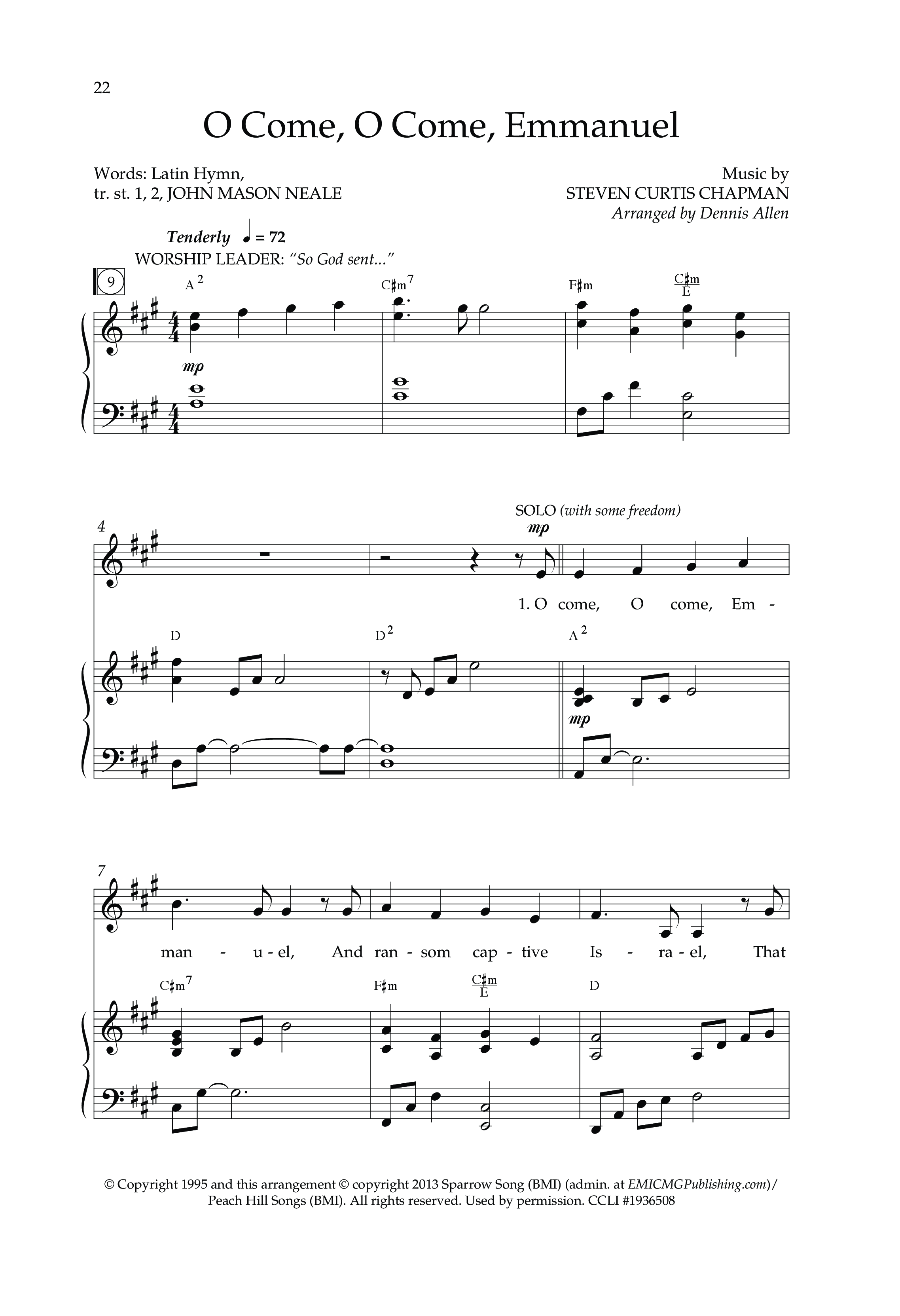 Christ Was Born For This (9 Song Choral Collection) Song 3 (Piano SATB) (Lifeway Choral / Arr. Dennis Allen)