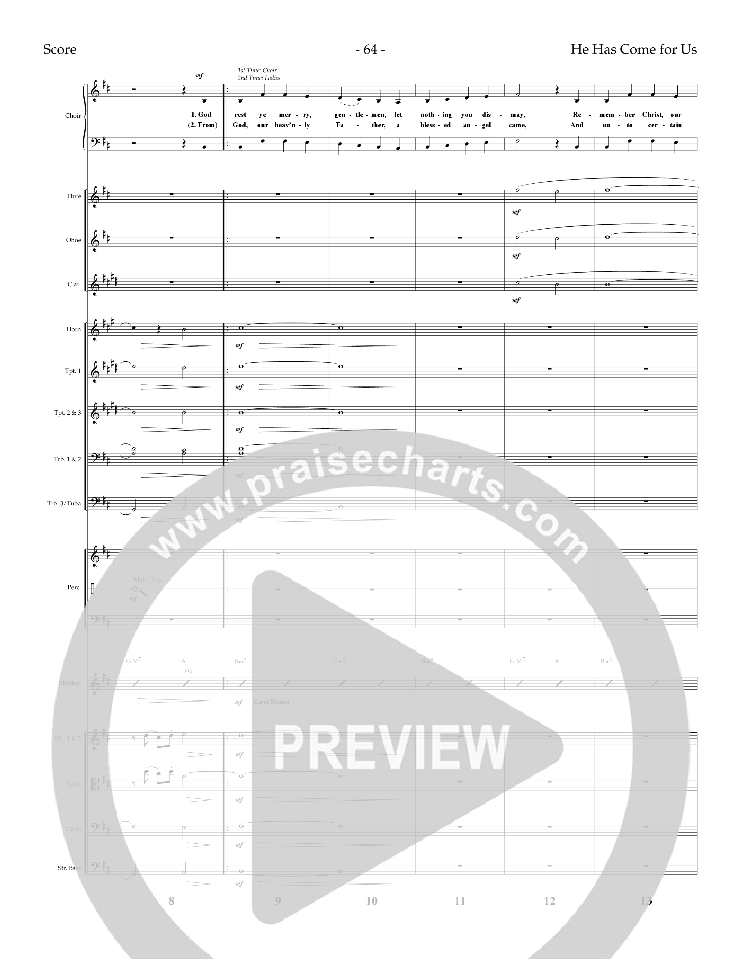 Christ Was Born For This (9 Song Choral Collection) Song 6 (Orchestration) (Lifeway Choral / Arr. Dennis Allen)