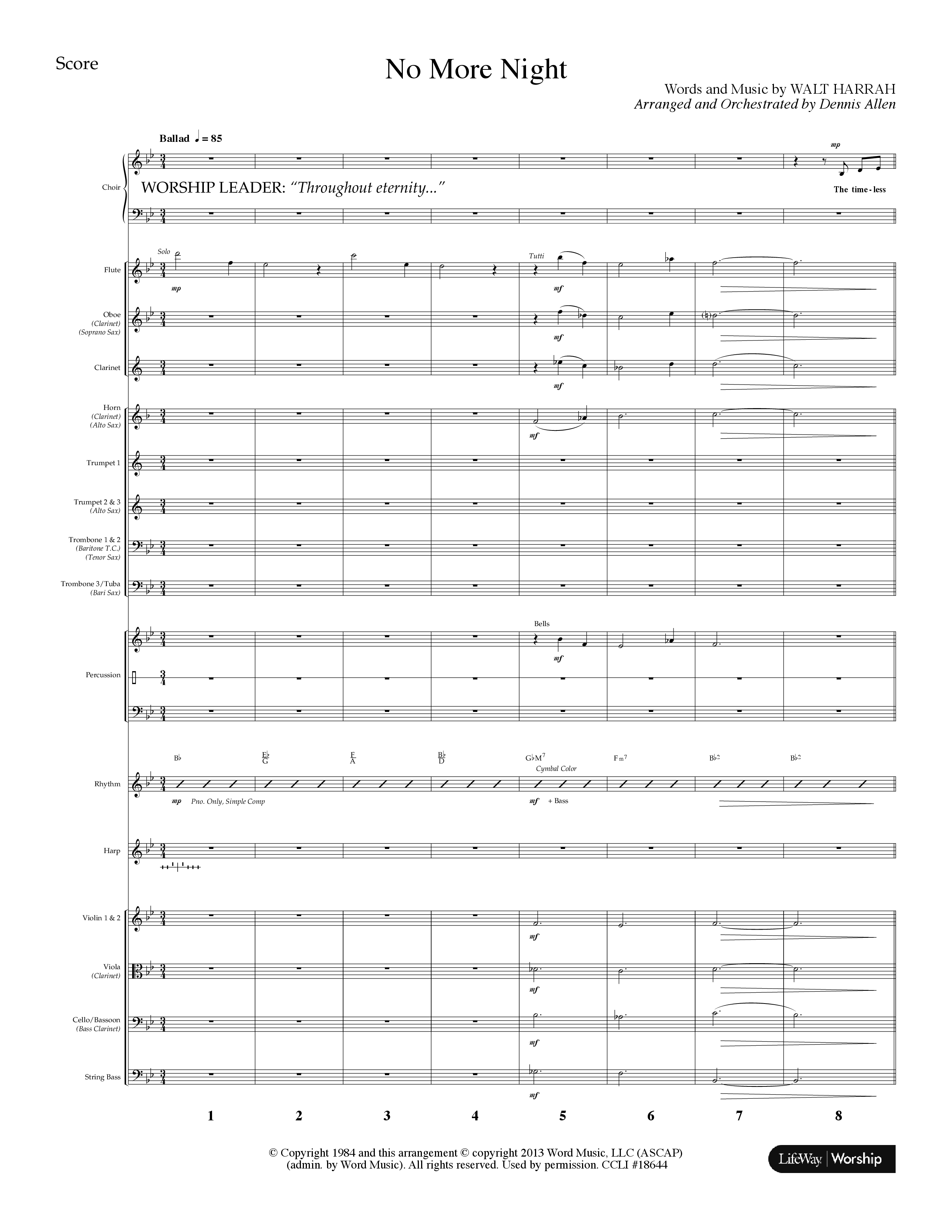 Christ Was Born For This (9 Song Choral Collection) Song 7 (Orchestration) (Lifeway Choral / Arr. Dennis Allen)