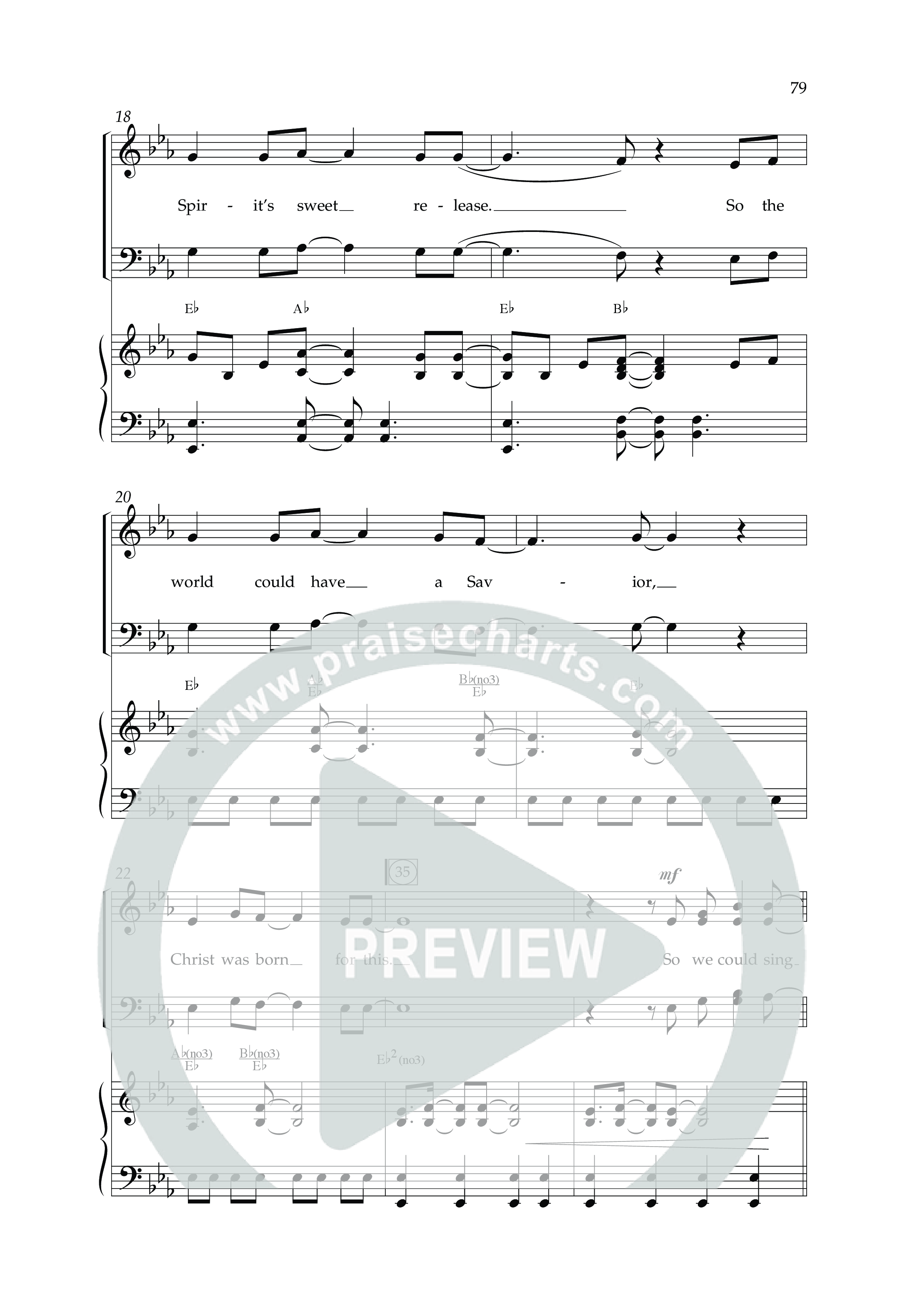 Christ Was Born For This (9 Song Choral Collection) Song 8 (Piano SATB) (Lifeway Choral / Arr. Dennis Allen)