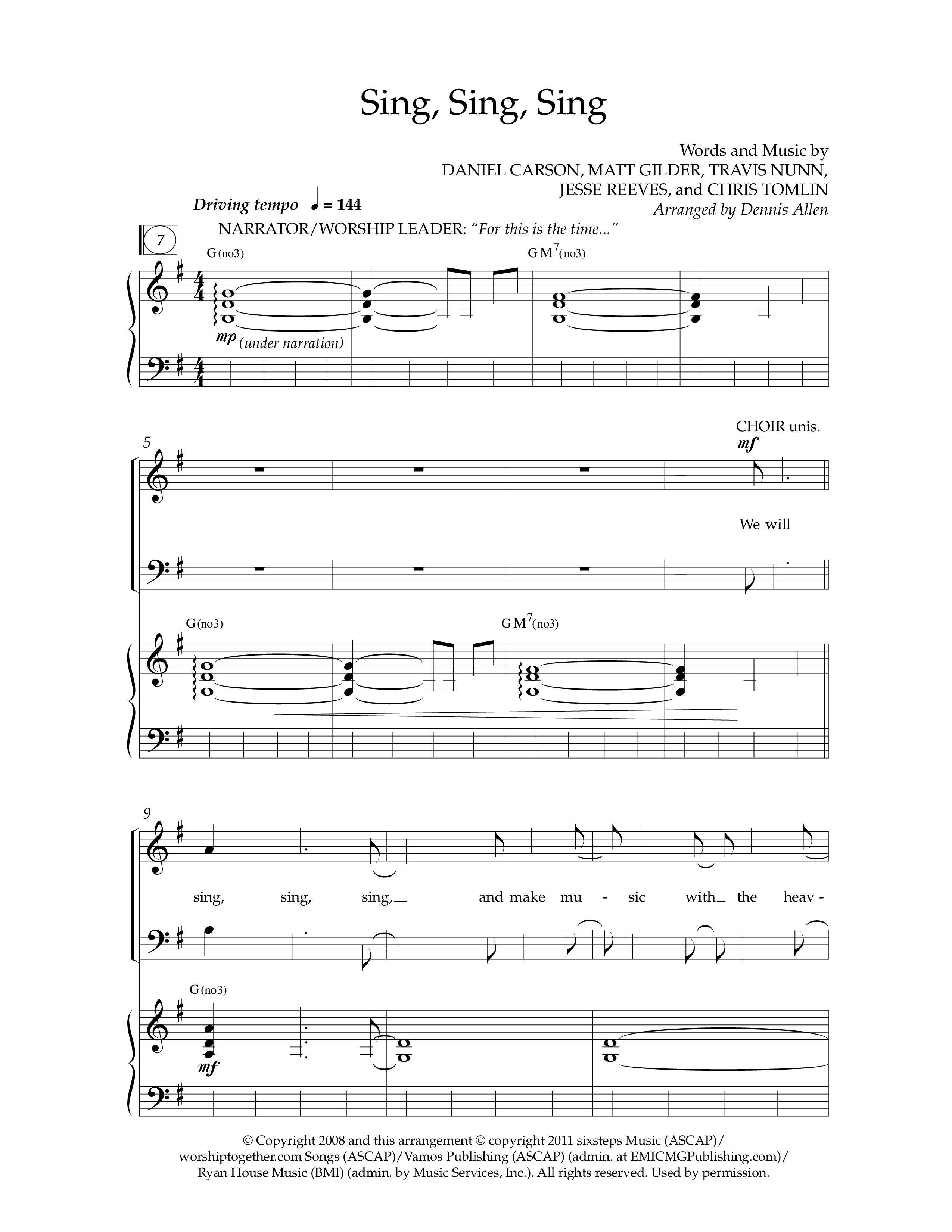 A Song In The Air (10 Song Choral Collection) Song 2 (Piano SATB) (Lifeway Choral)