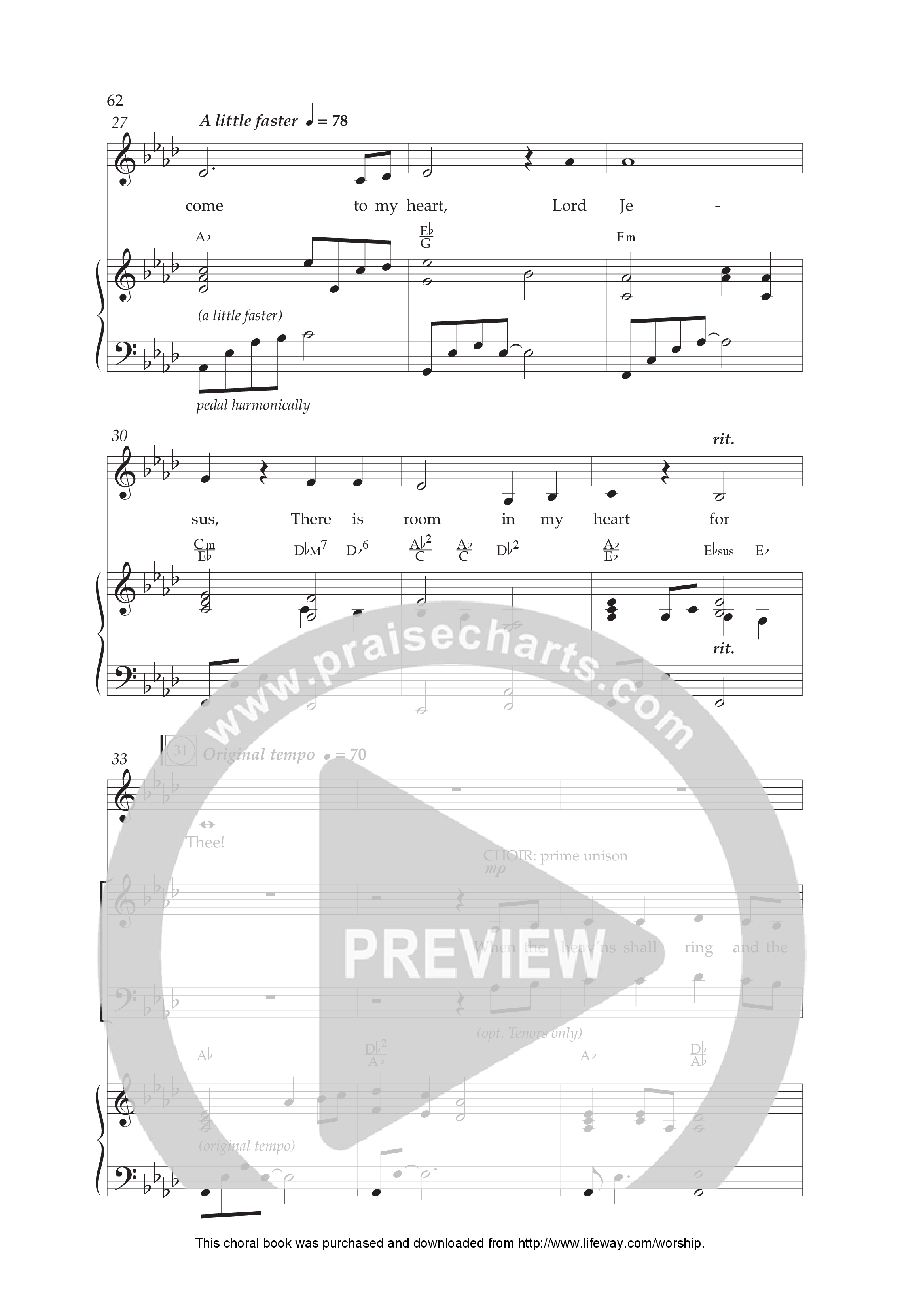 I Call Him Lord (7 Song Choral Collection) Song 5 (Piano SATB) (Lifeway Choral / Arr. Cliff Duren)