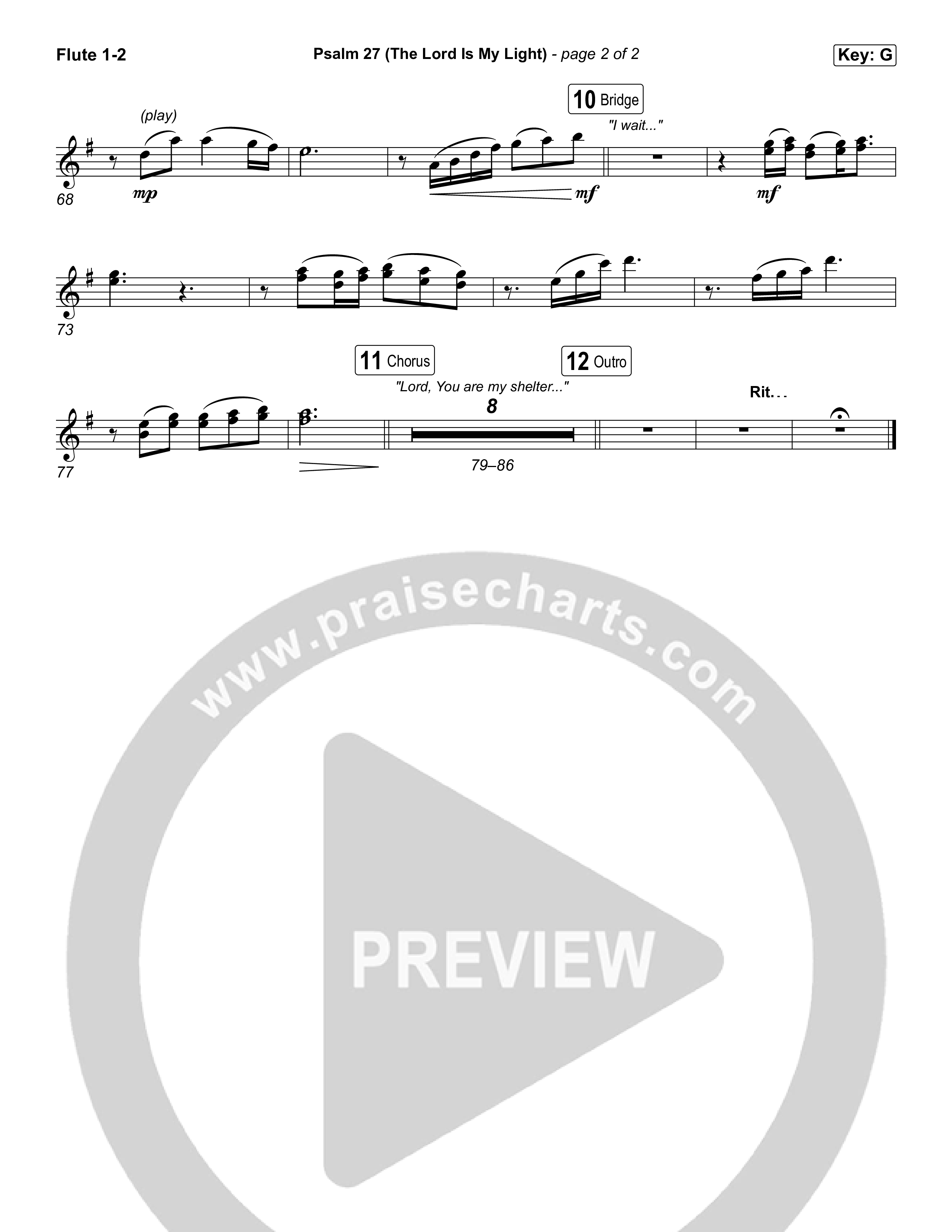 Psalm 27 (The Lord Is My Light) Wind Pack (Keith & Kristyn Getty / Jordan Kauflin / Laura Story / Sing!)