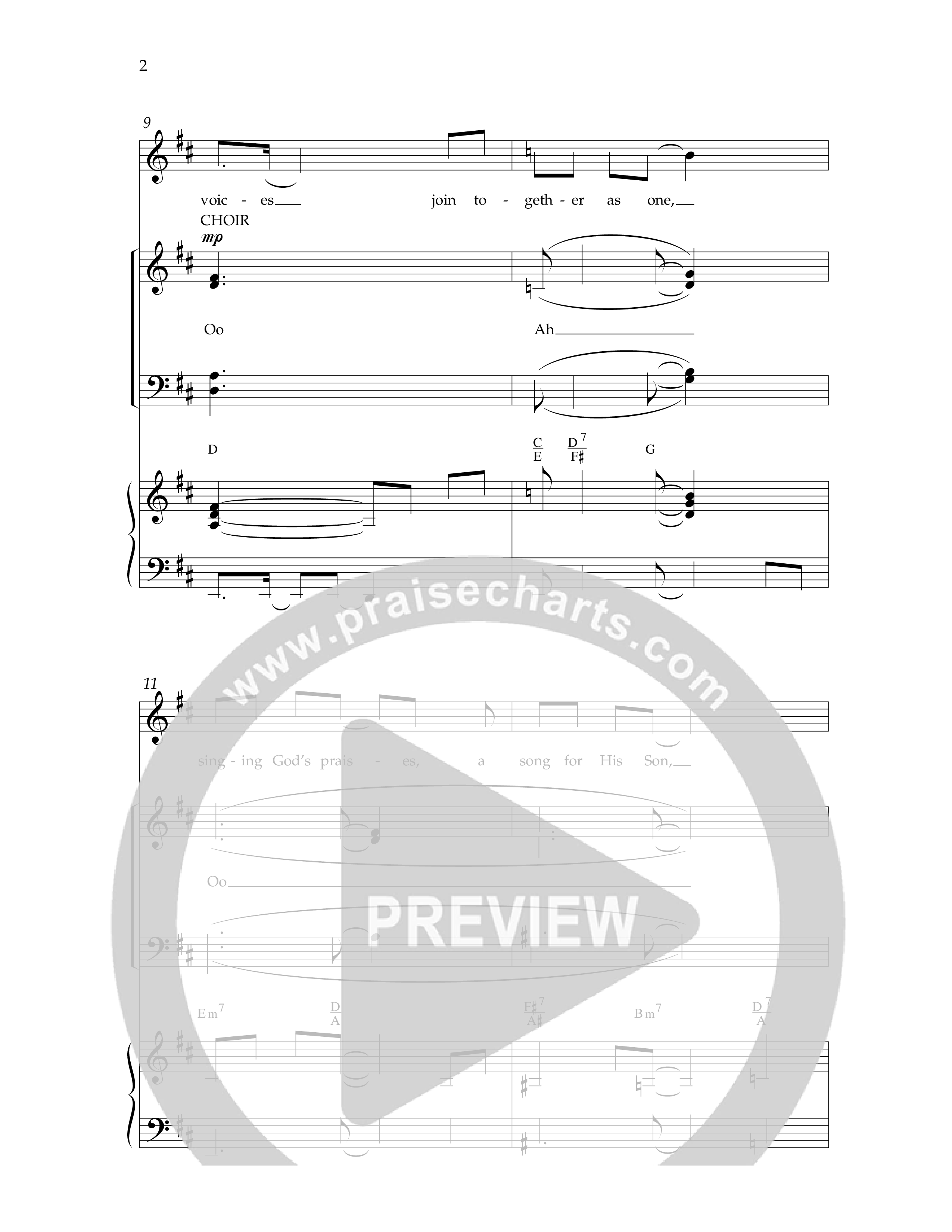 Heaven Rejoices (Choral Anthem SATB) Anthem (SATB/Piano) (Lifeway Choral / Arr. Dennis Allen)