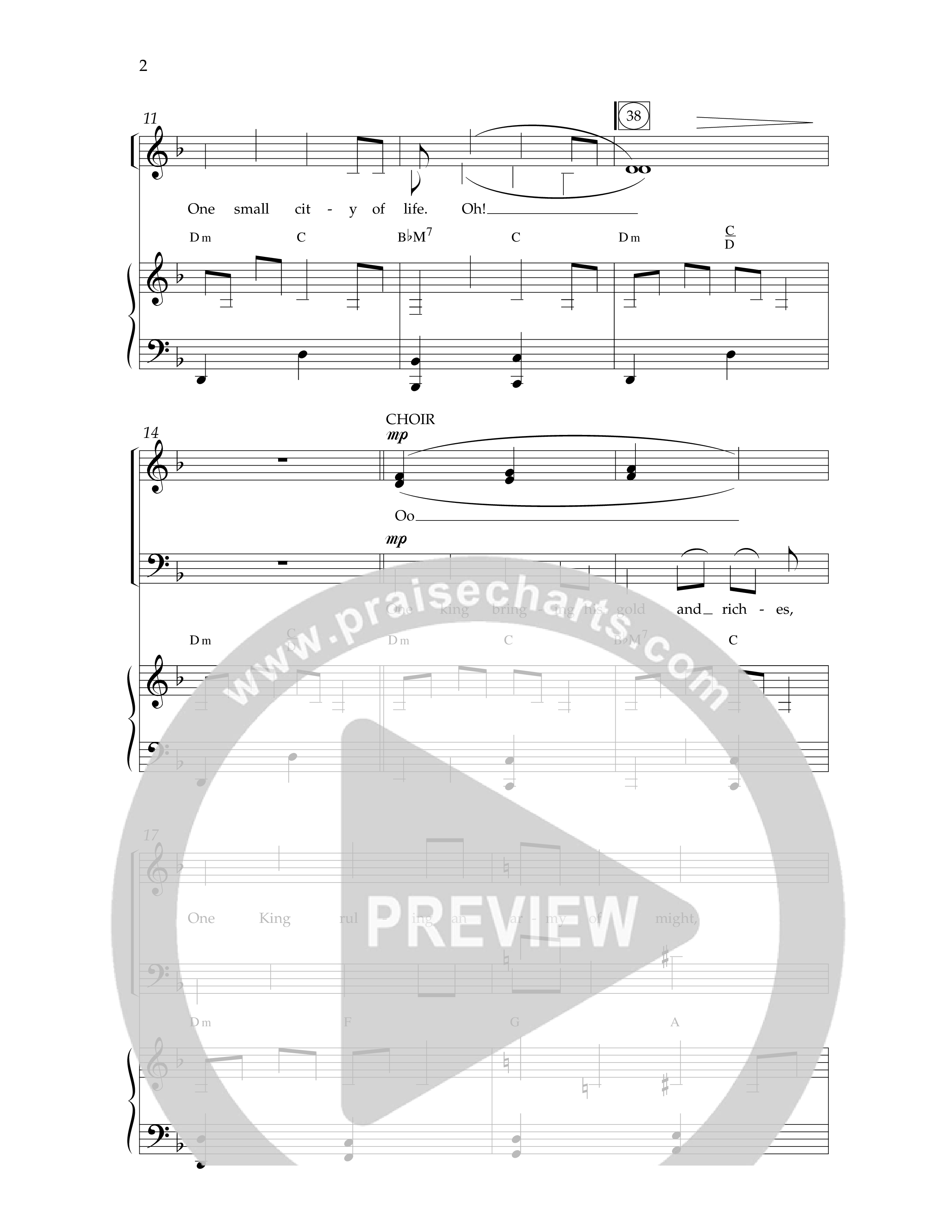 One Small Child (Choral Anthem SATB) Anthem (SATB/Piano) (Lifeway Choral / Arr. Dennis Allen)