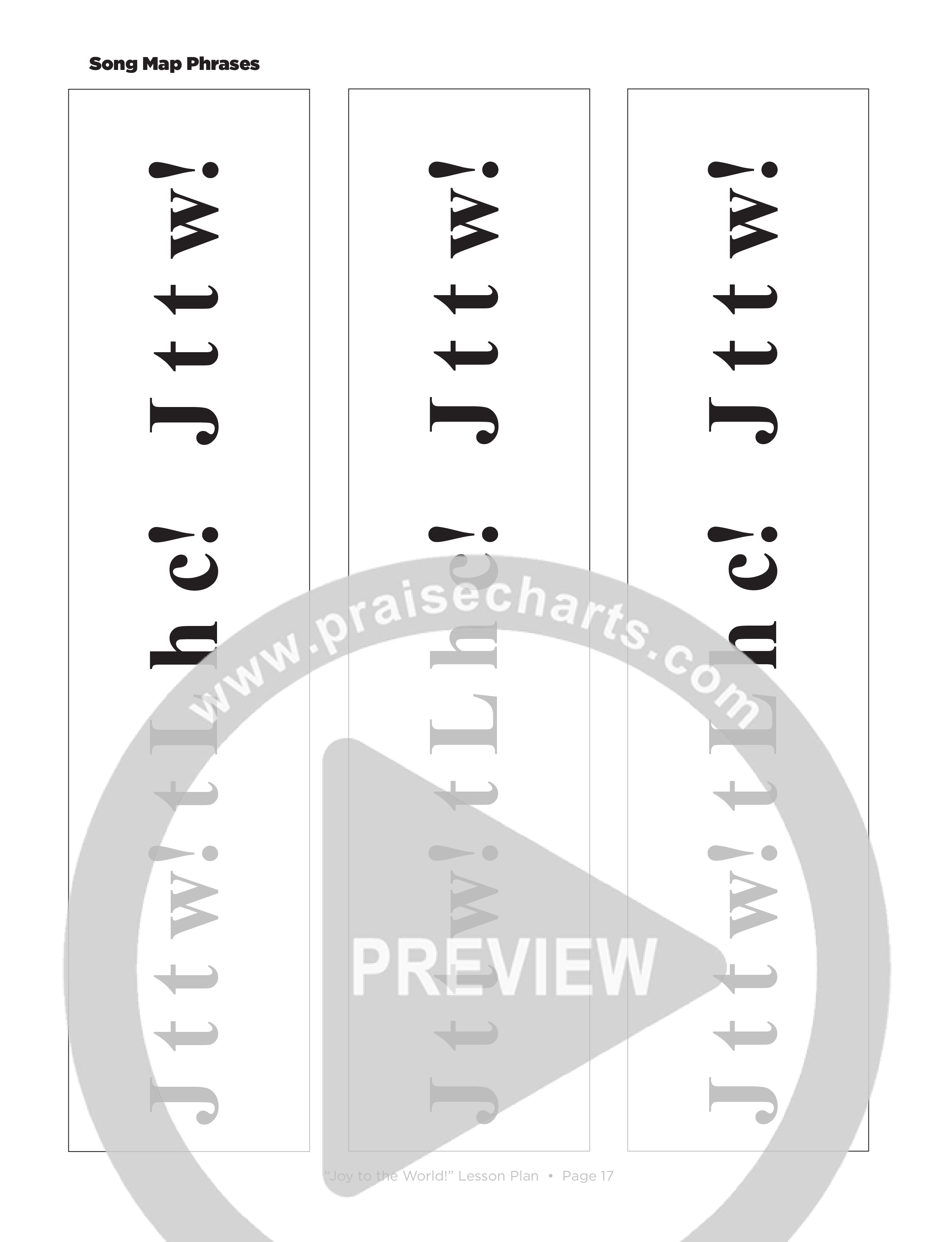 Joy To The World (Kids) Lesson Plan (PDF) (Lifeway Choral / Arr. Amanda Singer)