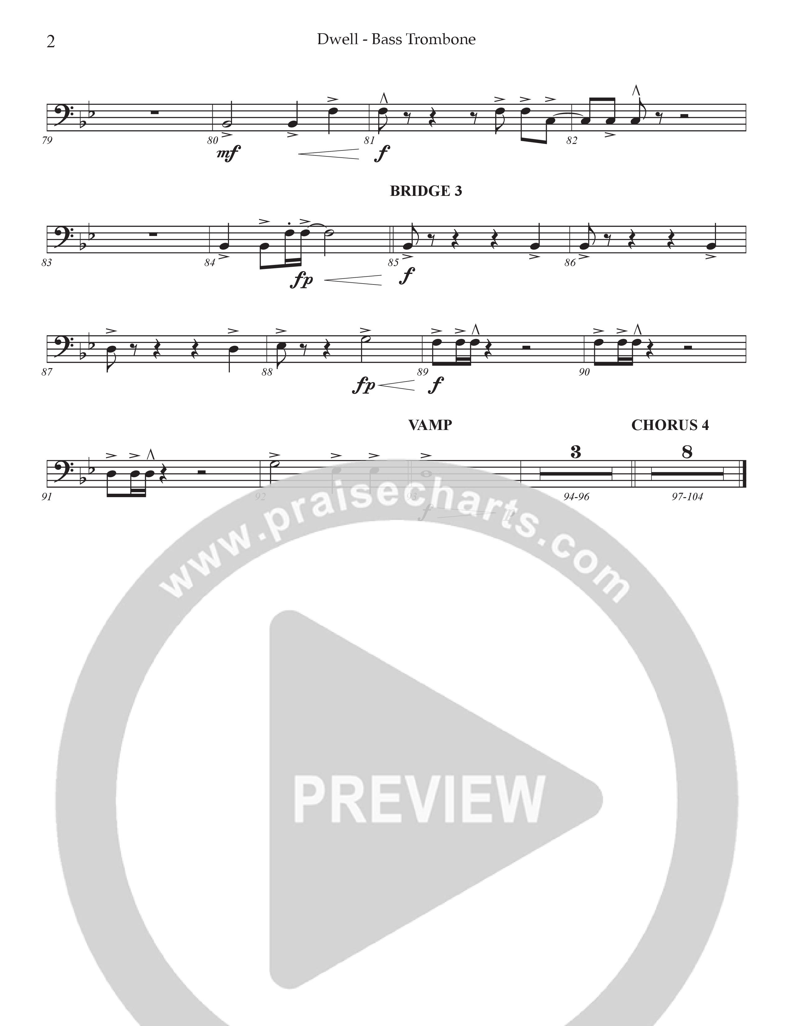 Dwell Bass Trombone (Prestonwood Worship / Holly McWilliams / Arr. Dylan McNab / Orch. Johann Acuna)