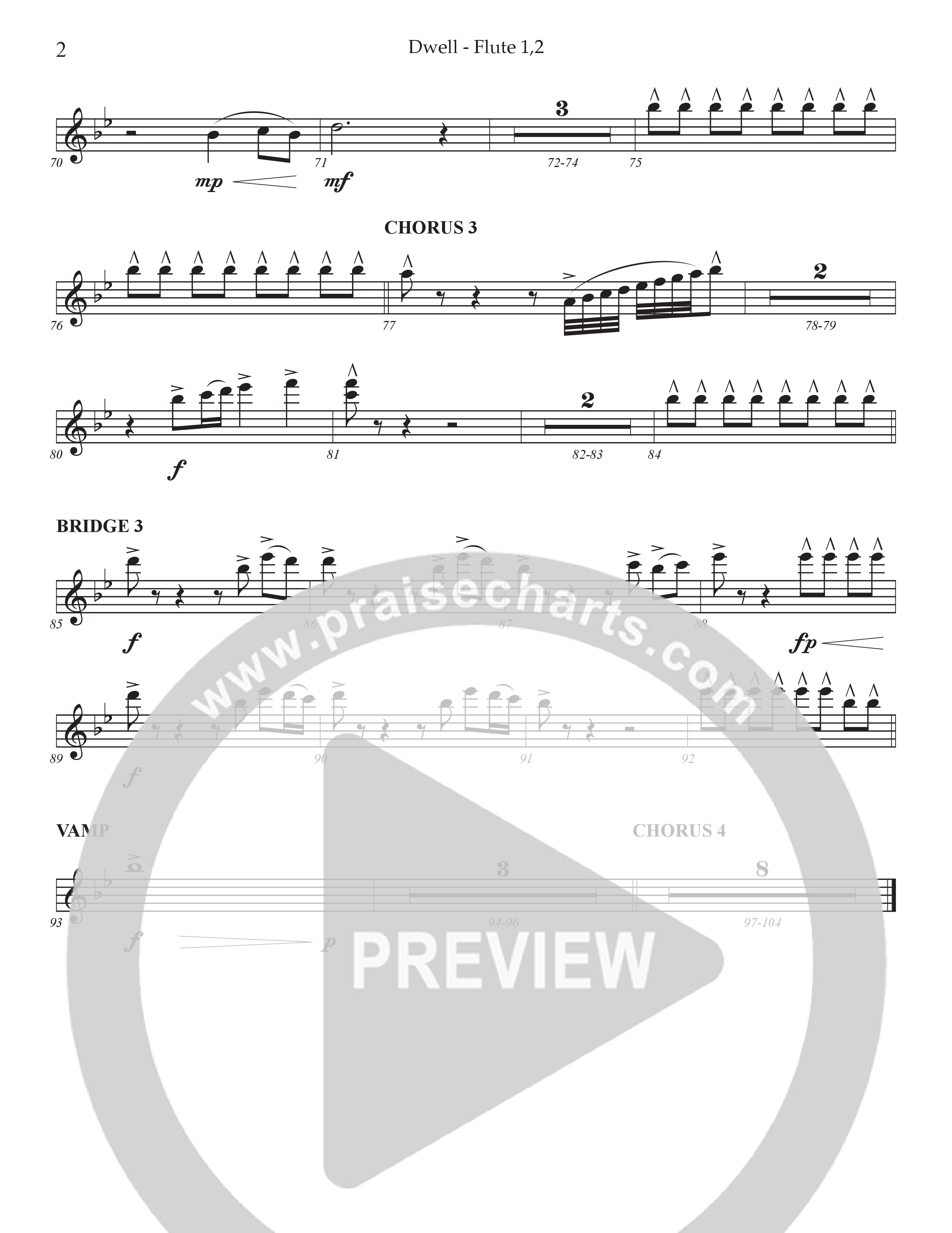 Dwell Flute 1/2 (Prestonwood Worship / Holly McWilliams / Arr. Dylan McNab / Orch. Johann Acuna)