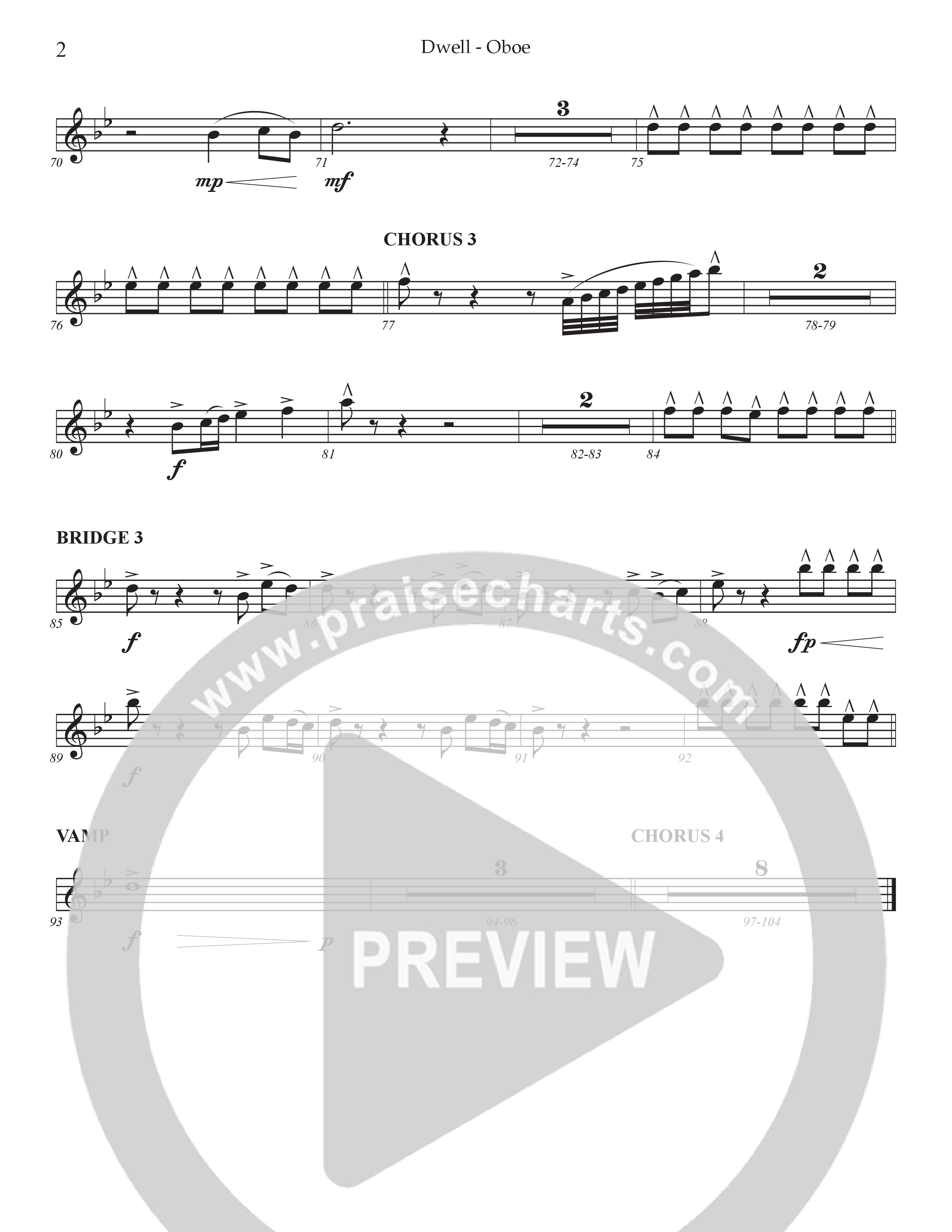 Dwell Oboe (Prestonwood Worship / Holly McWilliams / Arr. Dylan McNab / Orch. Johann Acuna)