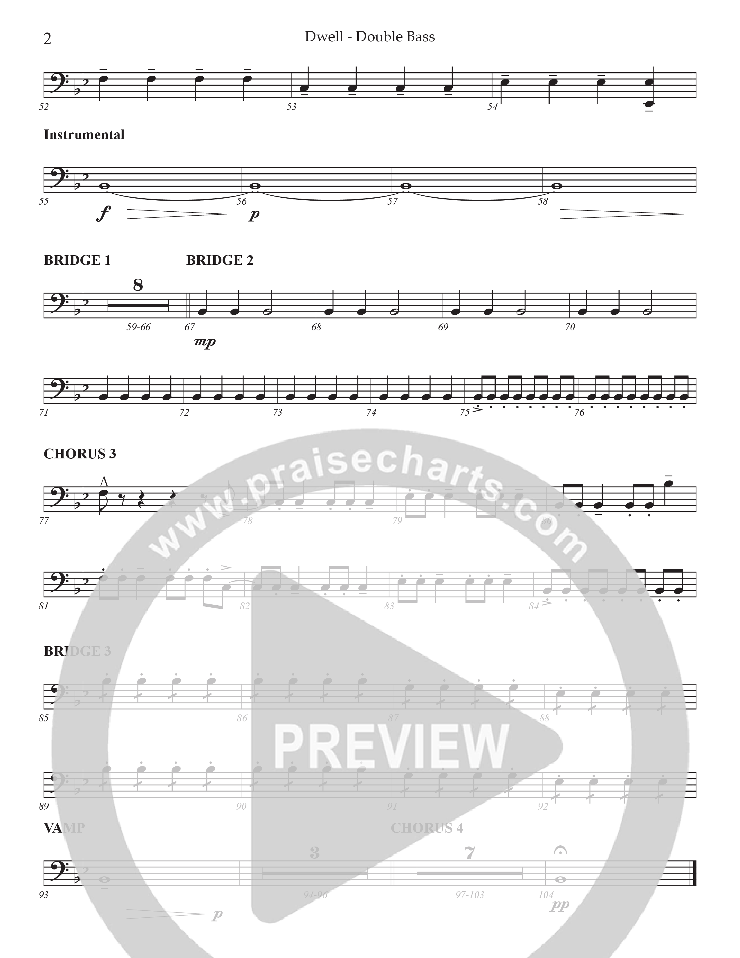 Dwell String Bass (Prestonwood Worship / Holly McWilliams / Arr. Dylan McNab / Orch. Johann Acuna)