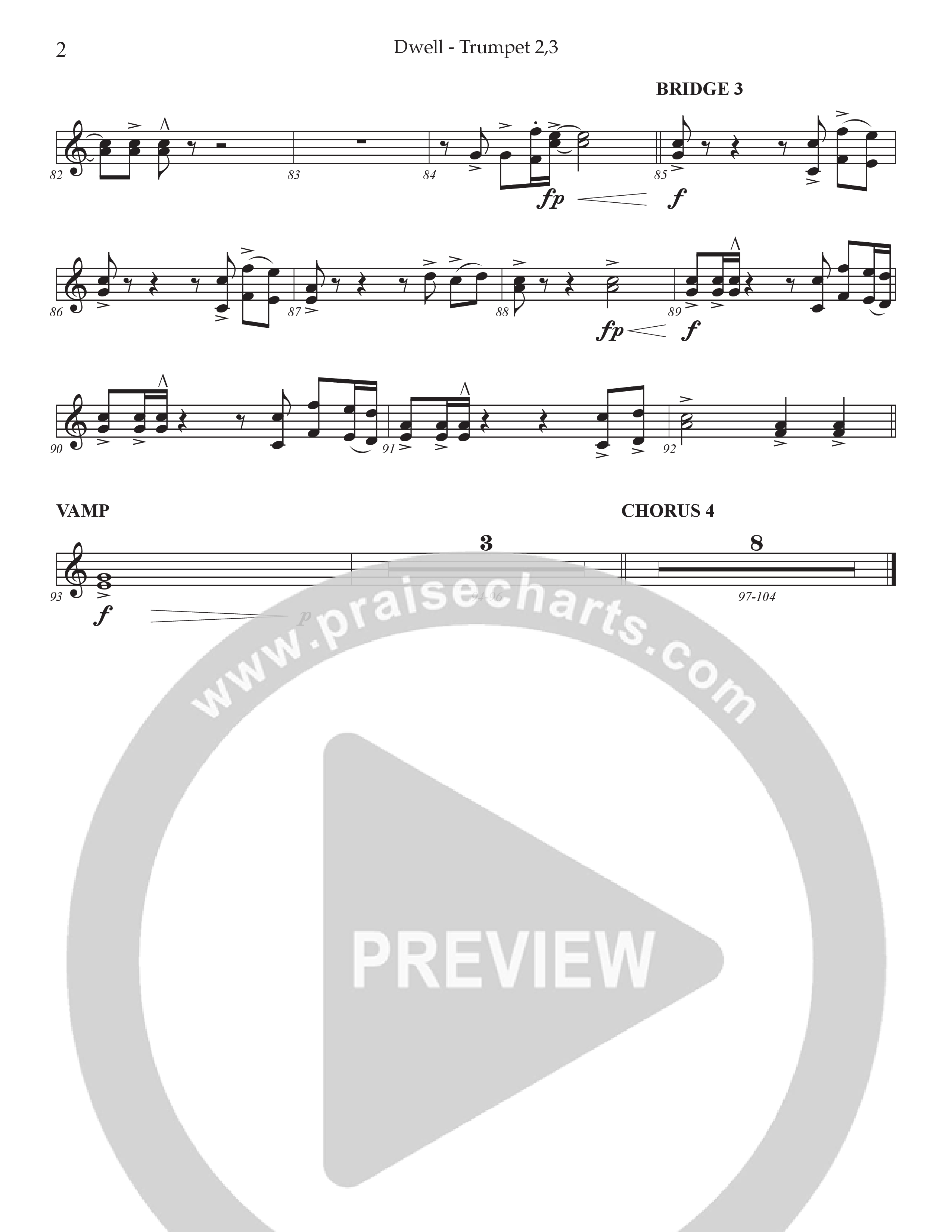 Dwell Trumpet 2/3 (Prestonwood Worship / Holly McWilliams / Arr. Dylan McNab / Orch. Johann Acuna)