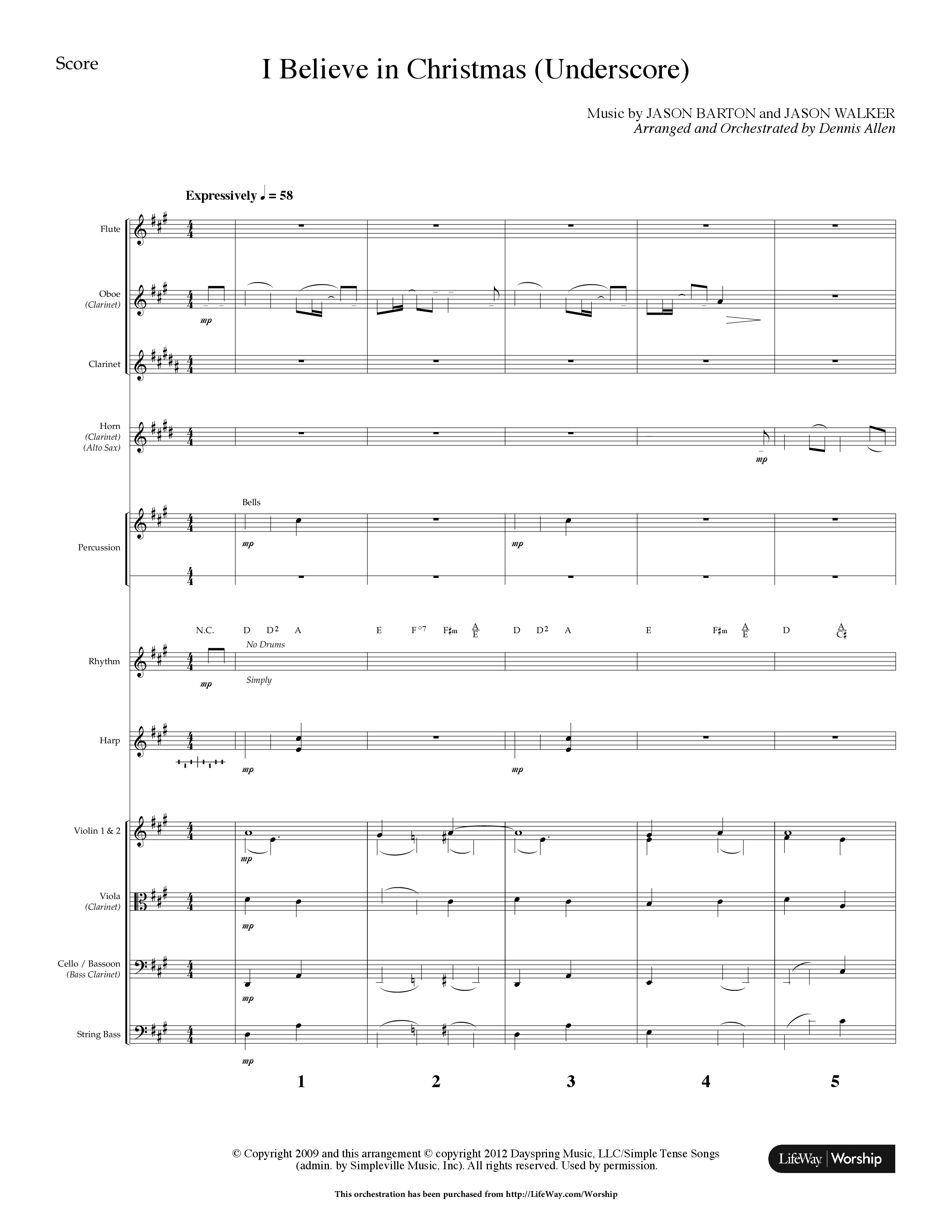 All Is Well (9 Song Choral Collection) Song 8 (Orchestration) (Lifeway Choral / Arr. Dennis Allen)