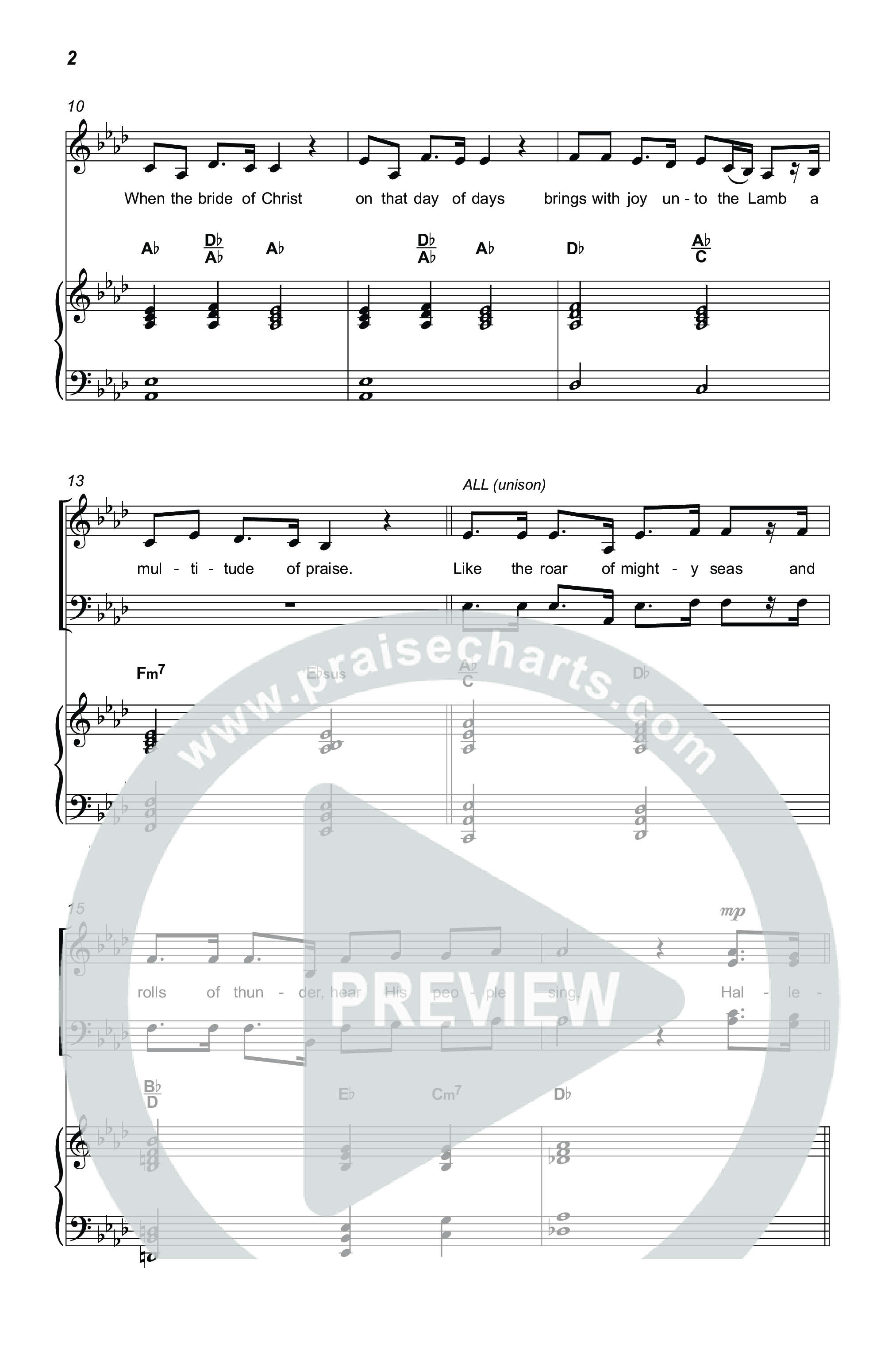 The Lord Almighty Reigns (Choral/SATB) Octavo (SATB & Pno) (Travis Cottrell / Brooke Voland / Arr. Mason Brown)