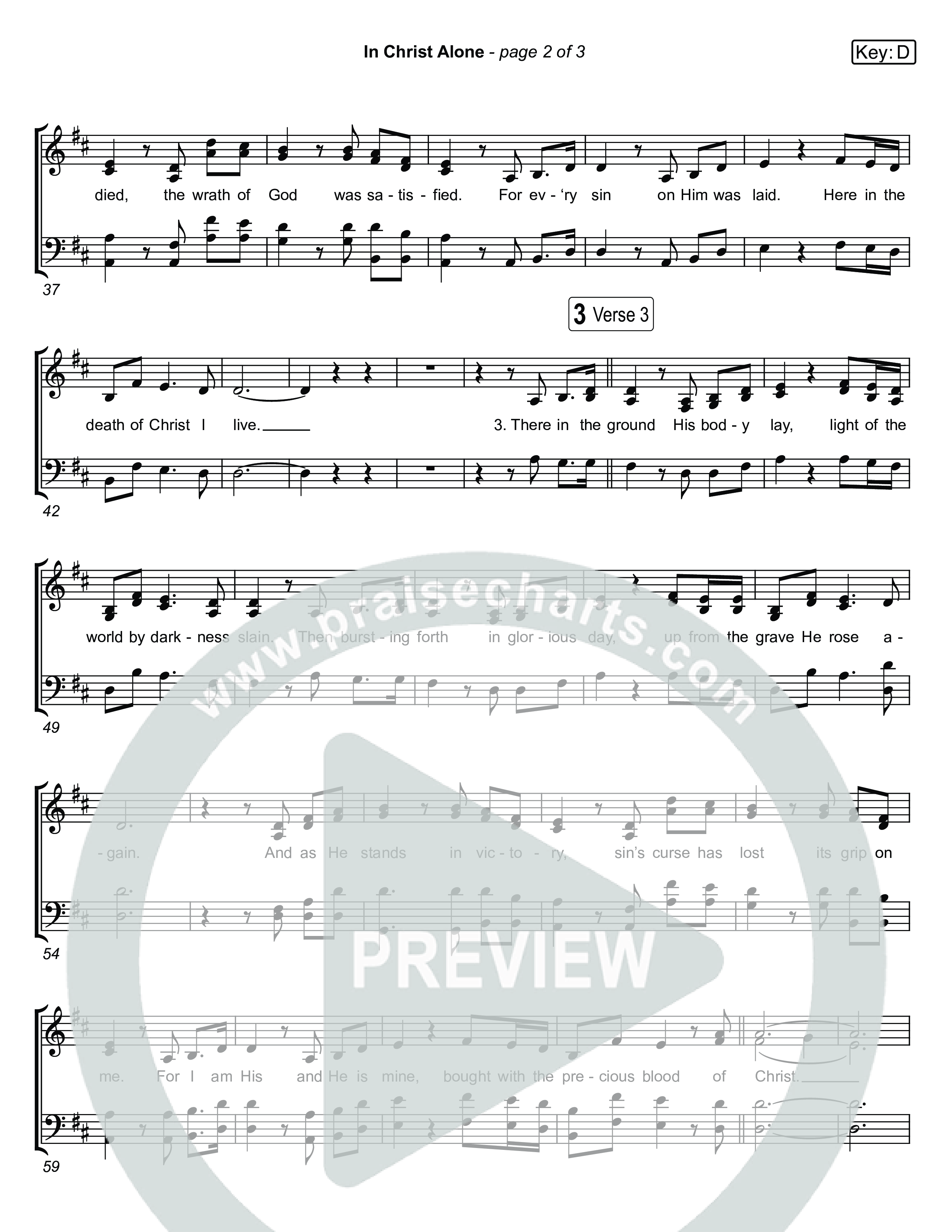 In Christ Alone (Live) Choir Sheet (SATB) (Museum Of The Bible / Indiana Wesleyan University Choir / Arr. Jared Haschek)