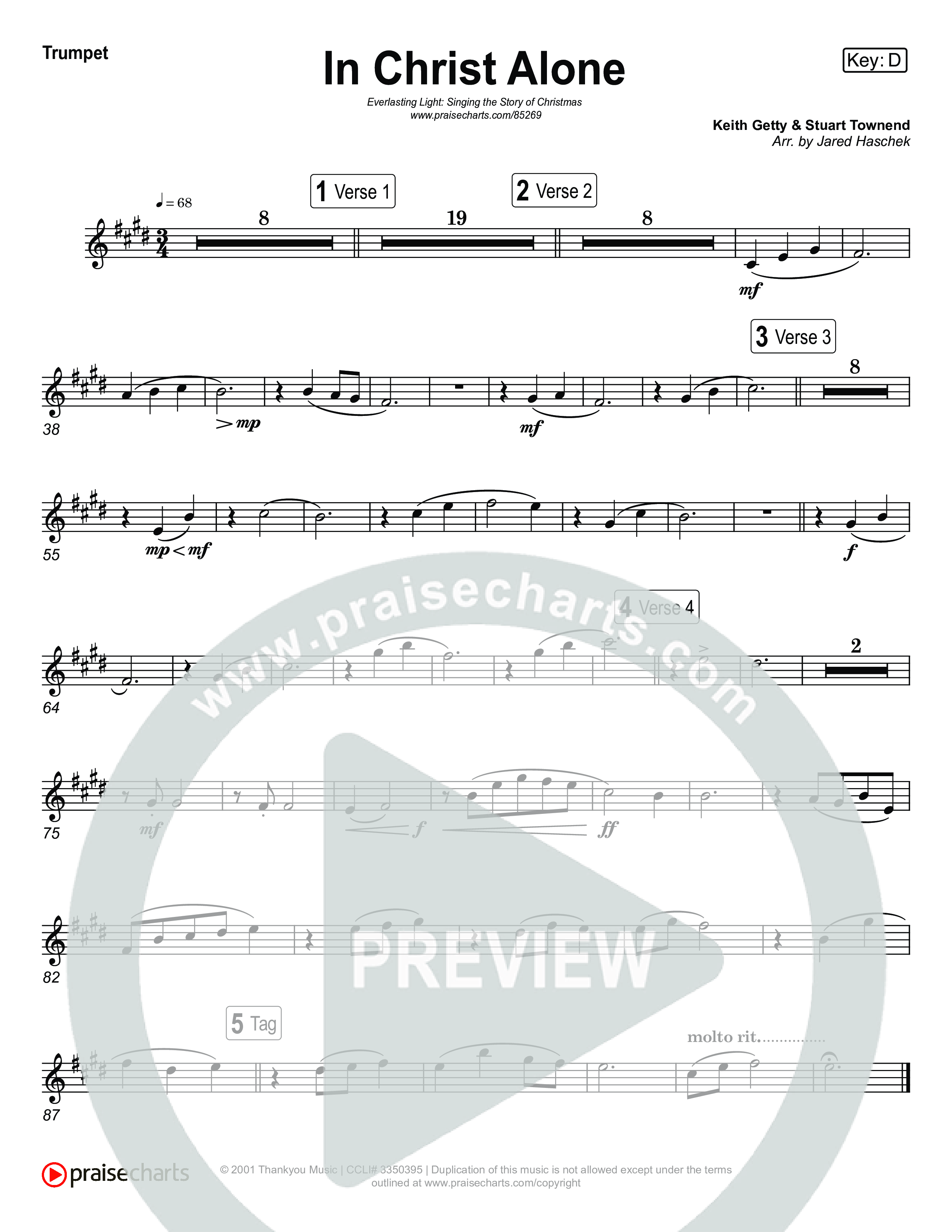 In Christ Alone (Live) Brass Pack (Museum Of The Bible / Indiana Wesleyan University Choir / Arr. Jared Haschek)