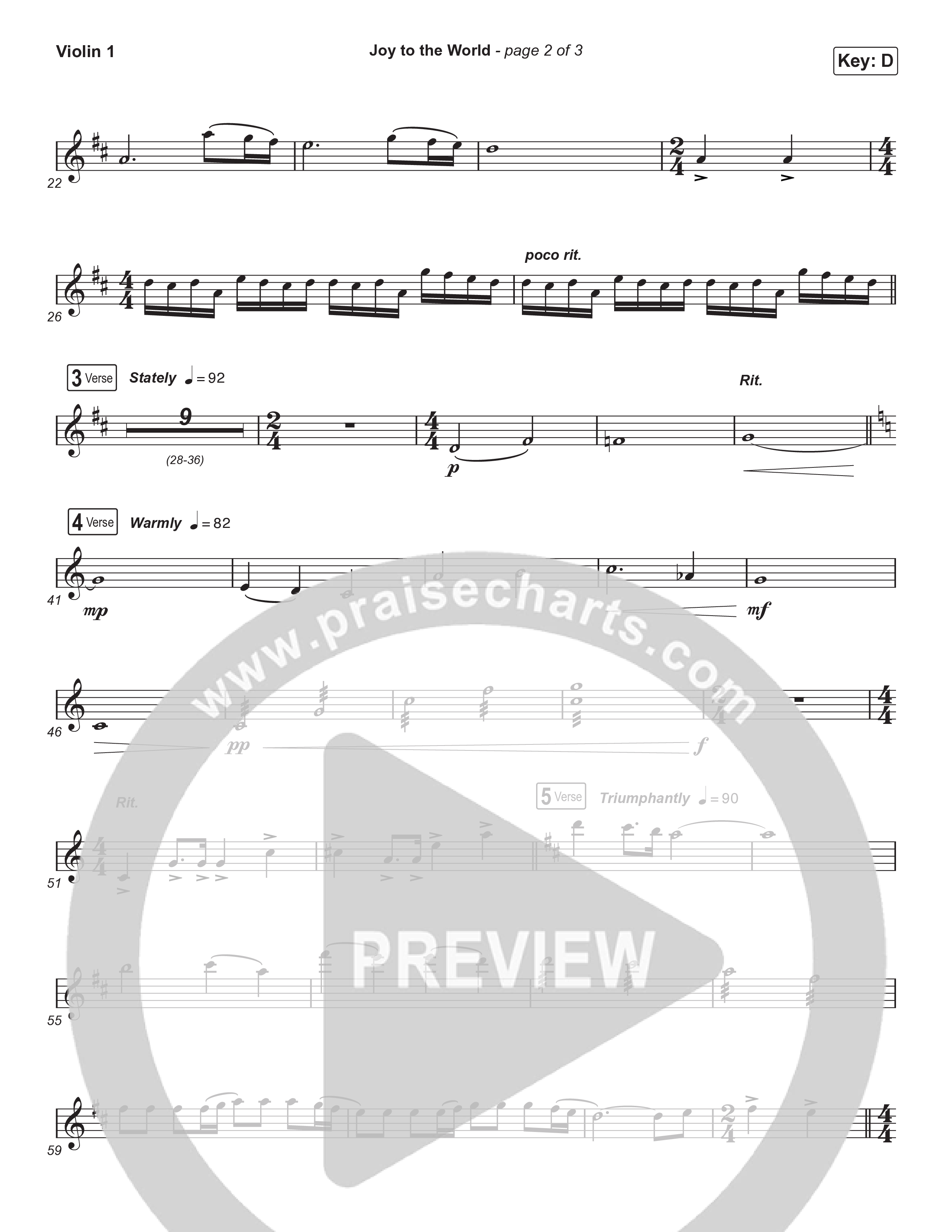 In Christ Alone (Live) Violin 1,2 (Museum Of The Bible / Indiana Wesleyan University Choir / Arr. Jared Haschek)