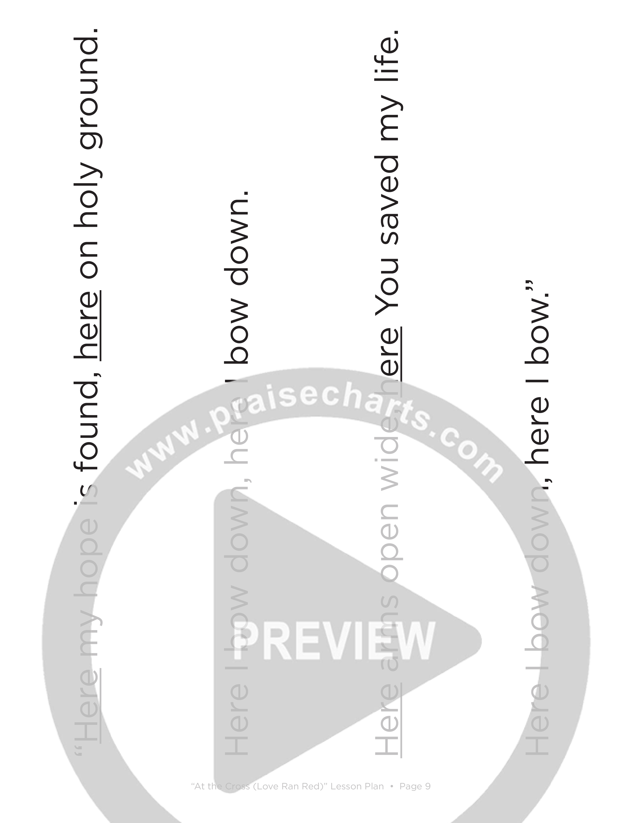 At The Cross (Love Ran Red) (Kids) Lesson Plan (PDF) (Lifeway Choral / Arr. Craig Adams)