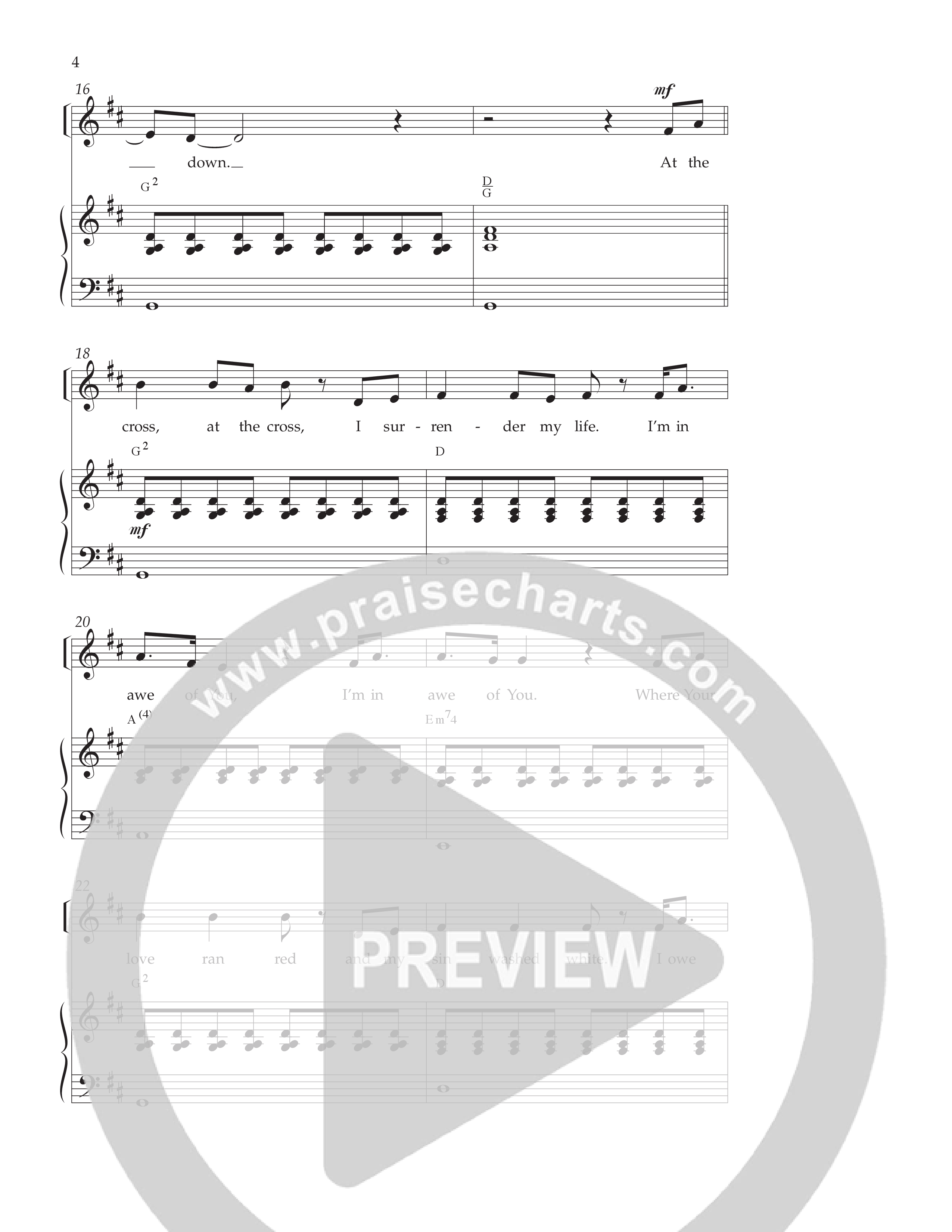 At The Cross (Love Ran Red) (Kids) Piano/Choir (Uni/2-Part) (Lifeway Choral / Arr. Craig Adams)