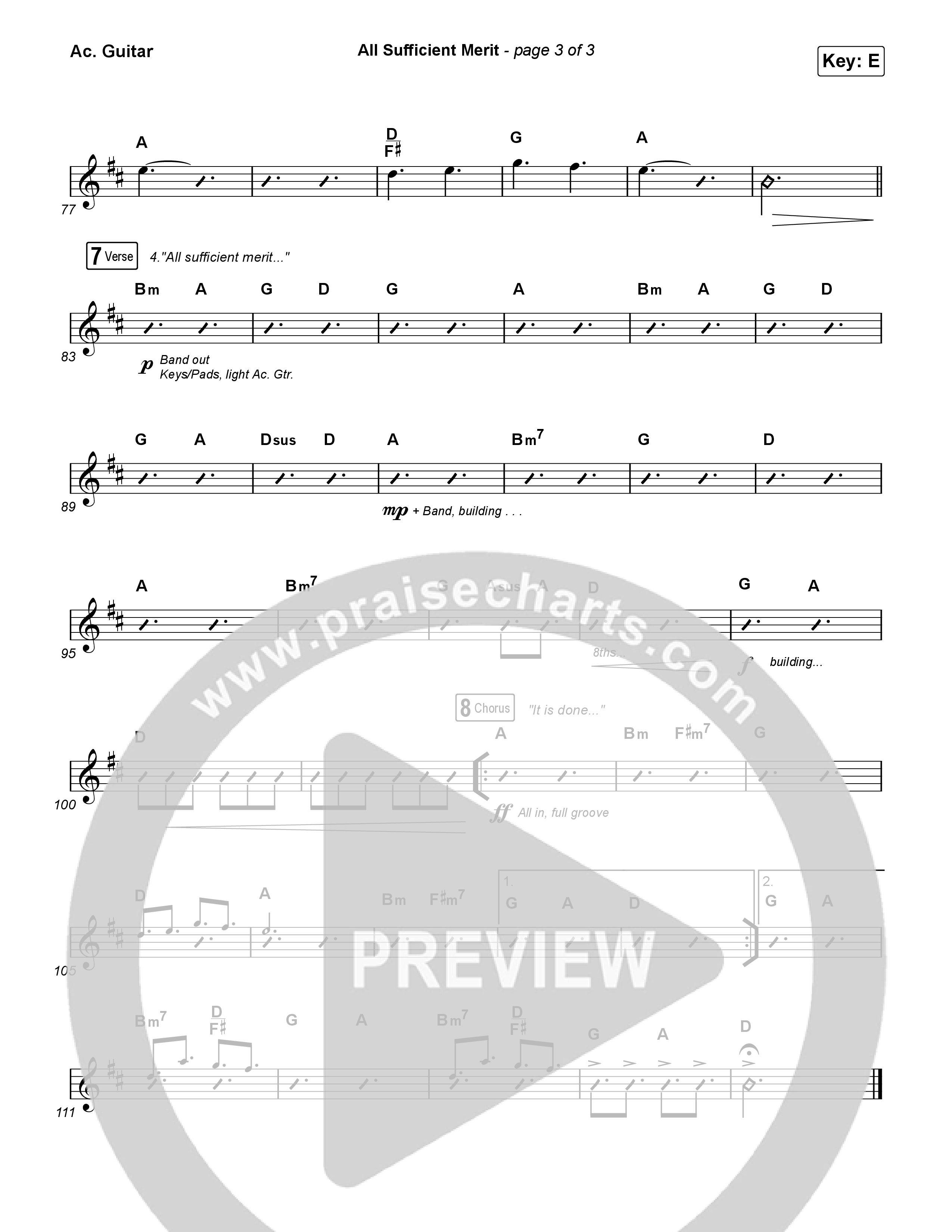 All Sufficient Merit Acoustic Guitar (Shane & Shane)