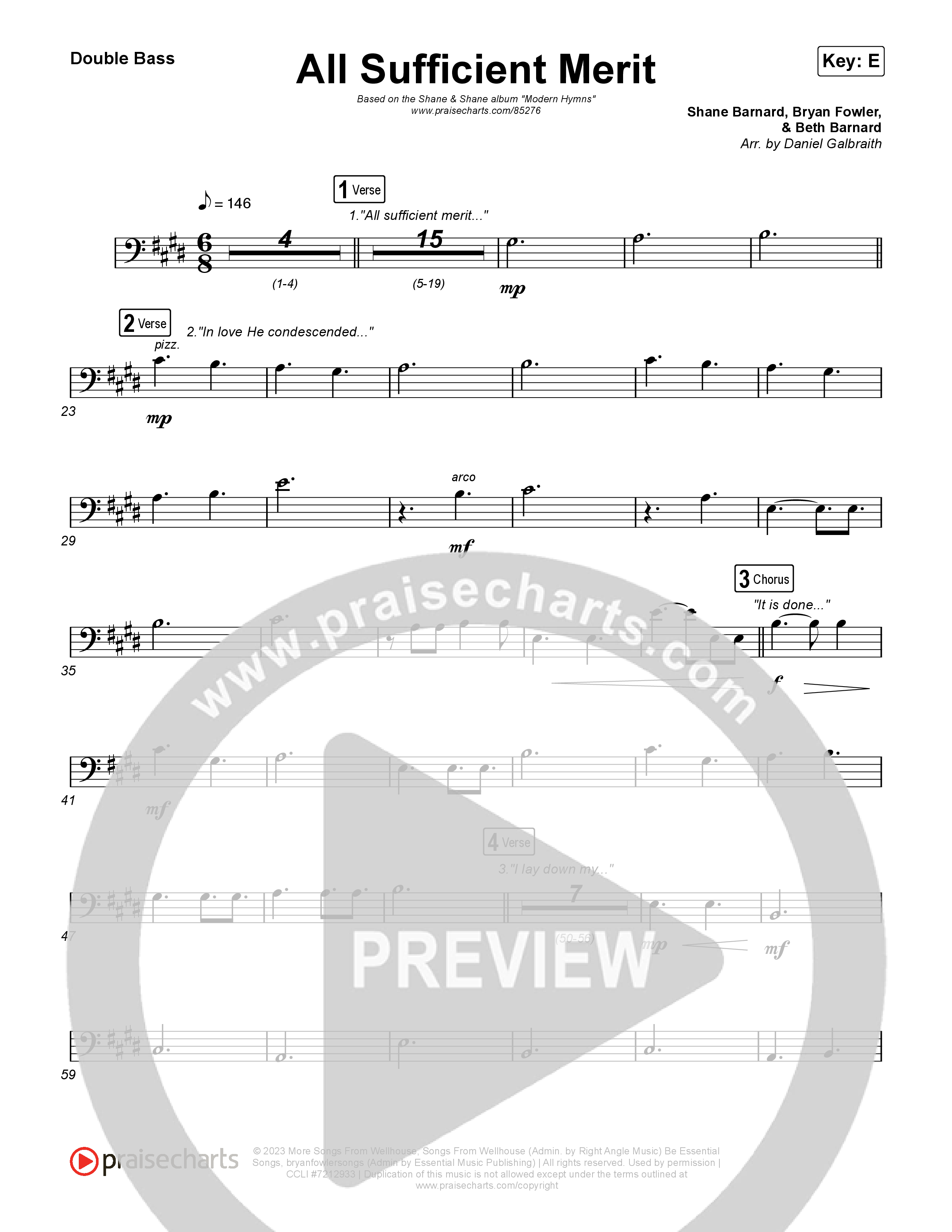 All Sufficient Merit String Bass (Shane & Shane)