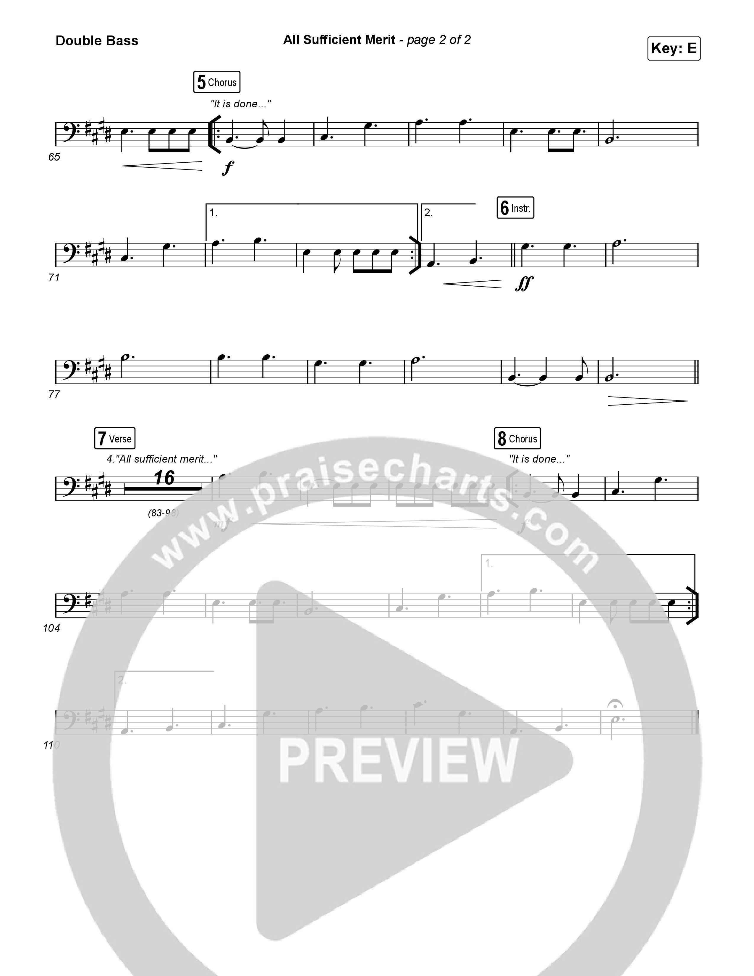 All Sufficient Merit String Bass (Shane & Shane)