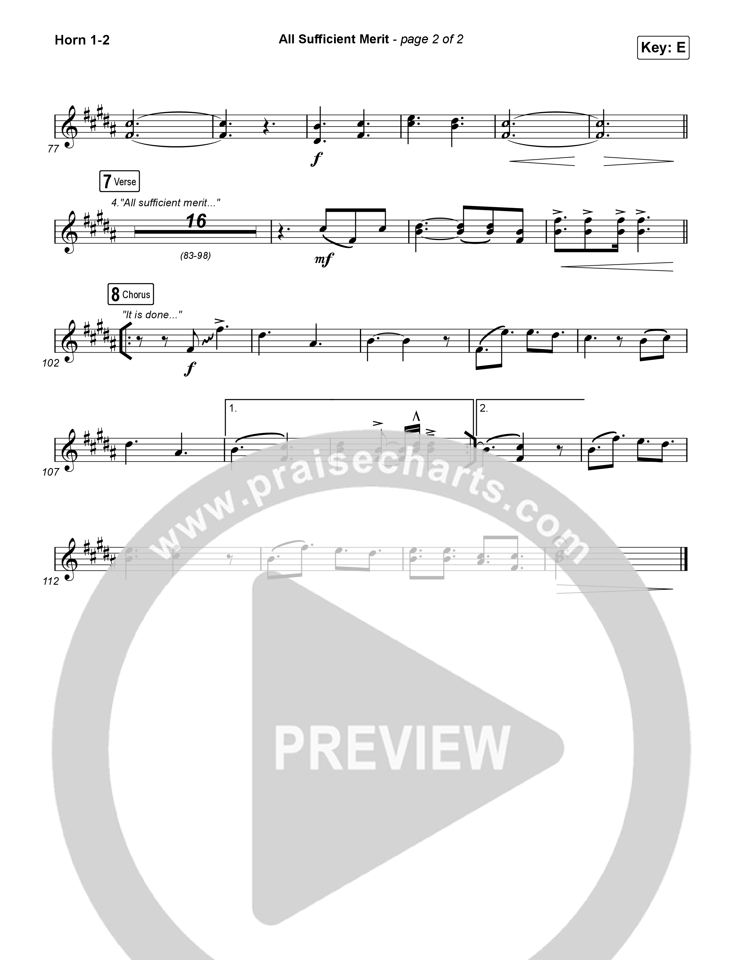 All Sufficient Merit Brass Pack (Shane & Shane)