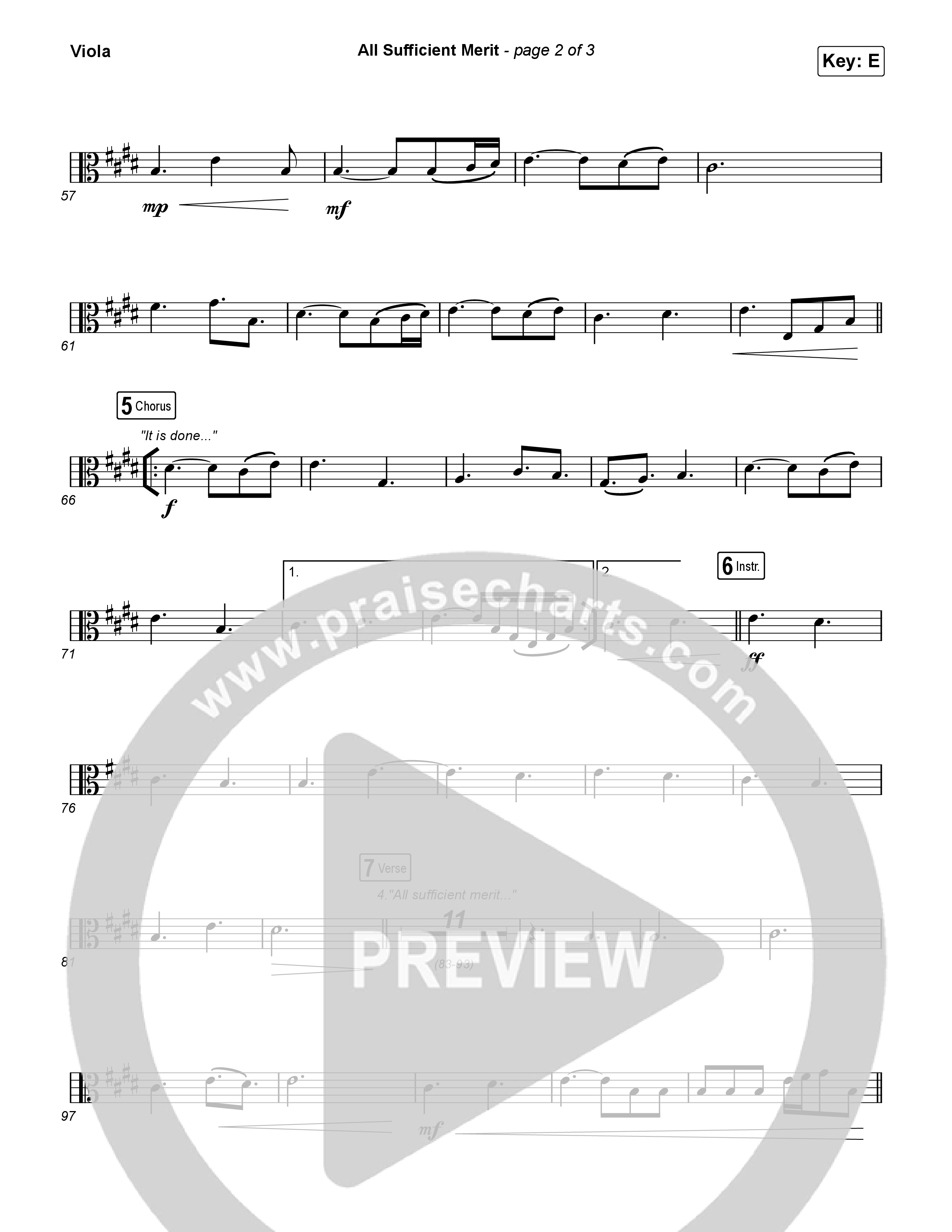 All Sufficient Merit Viola (Shane & Shane)