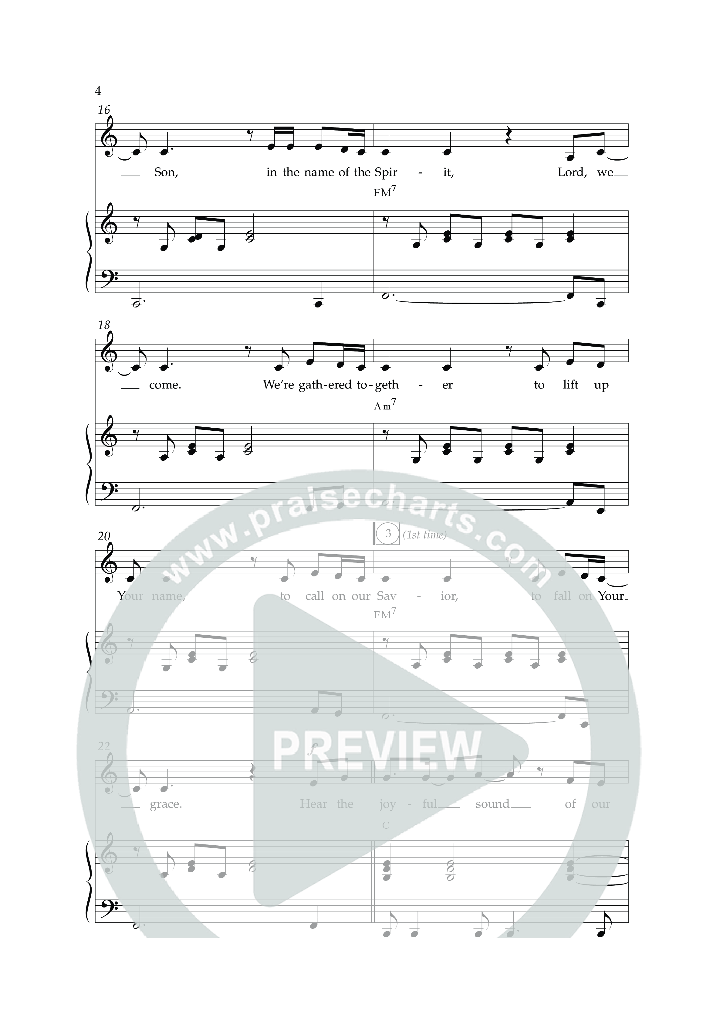 Our God Saves (Kids) Piano/Choir (Uni/2-Part) (Lifeway Choral / Arr. Craig Adams)